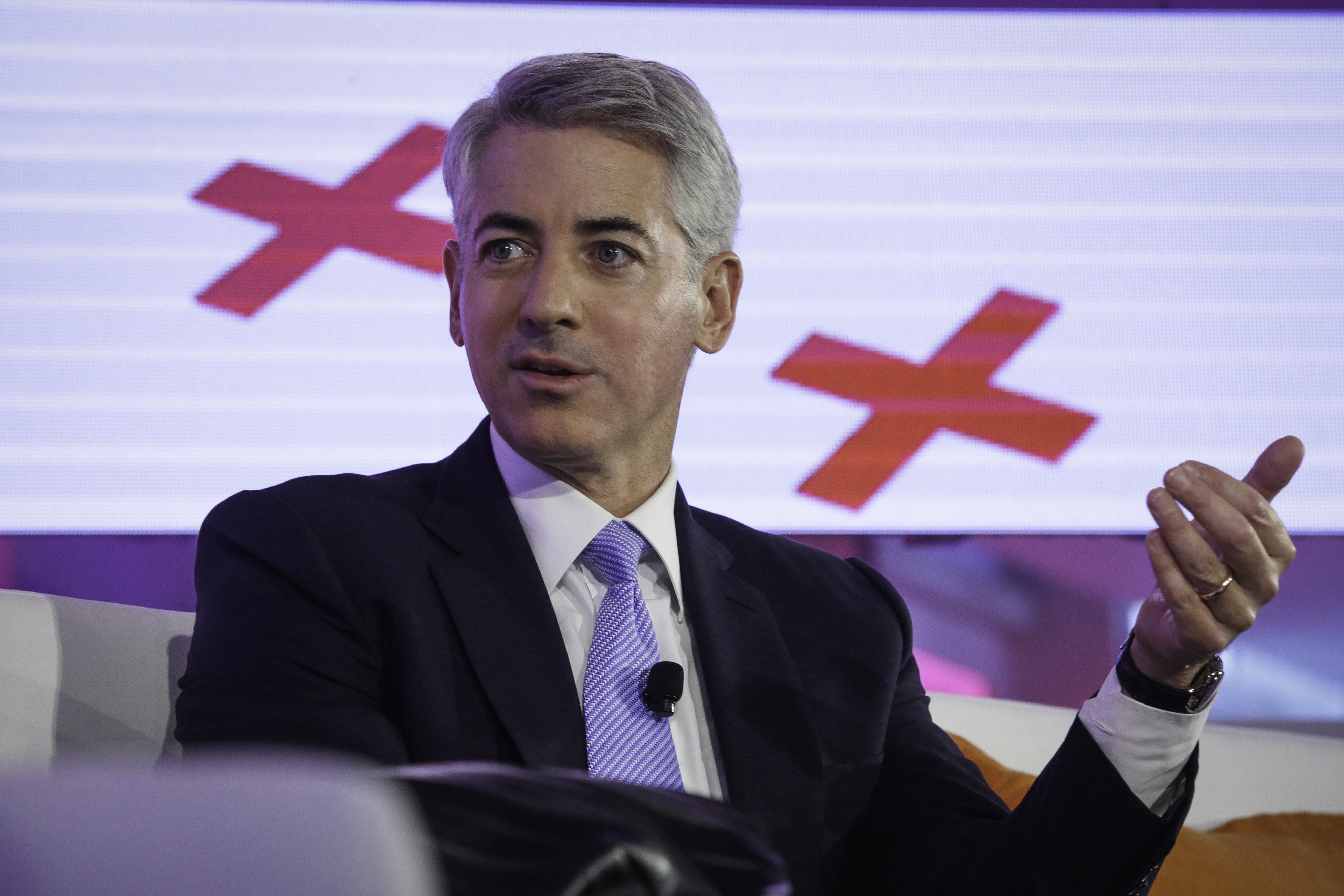 William "Bill" Ackman, founder and chief executive officer of Pershing Square Capital Management LP, speaks at the Bloomberg Markets Most Influential Summit 2015 in New York, U.S., on Tuesday, Oct. 6, 2015.