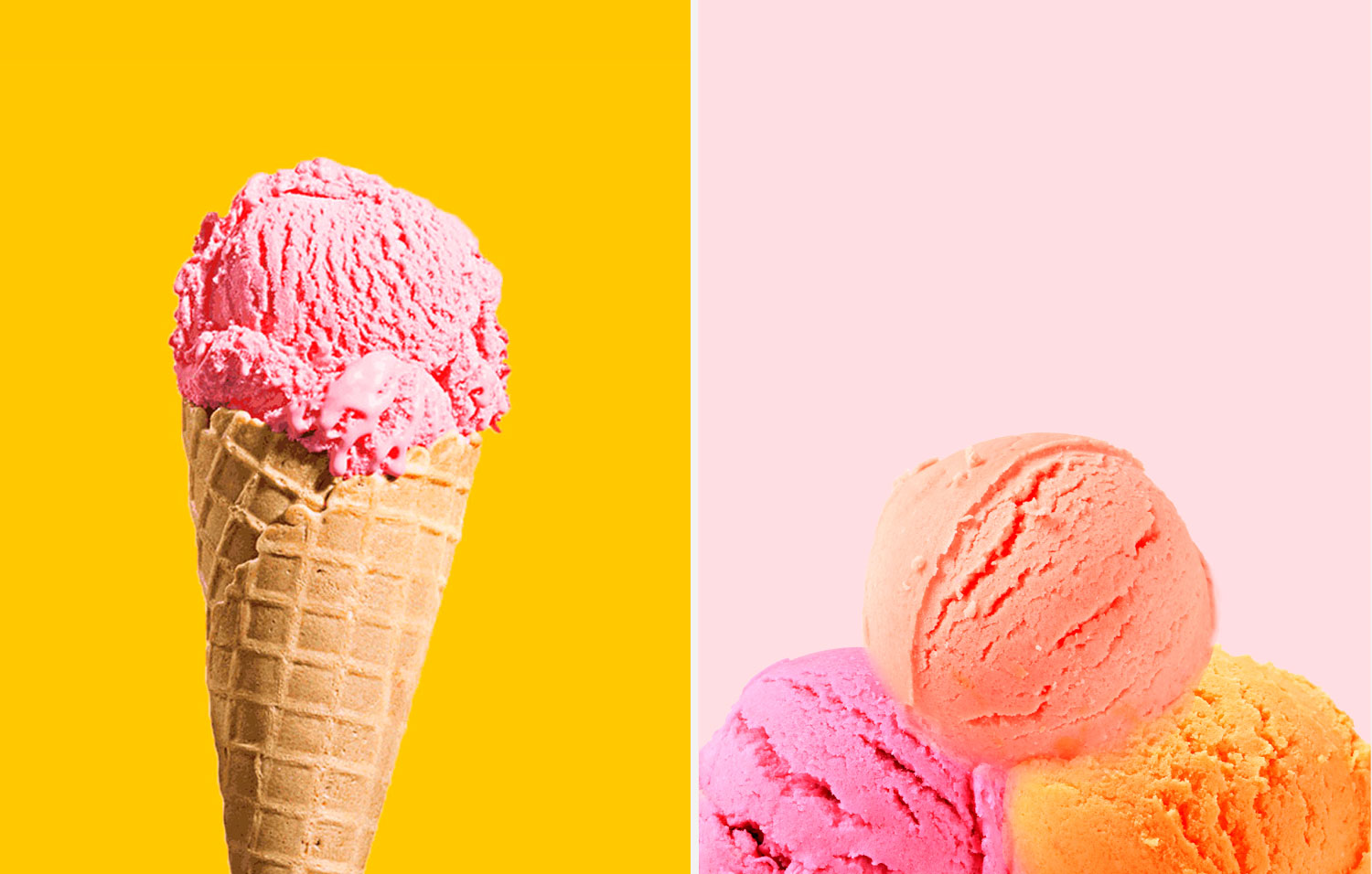 Which is better for you: A 1/2 cup of ice cream or 3 scoops of sorbet?