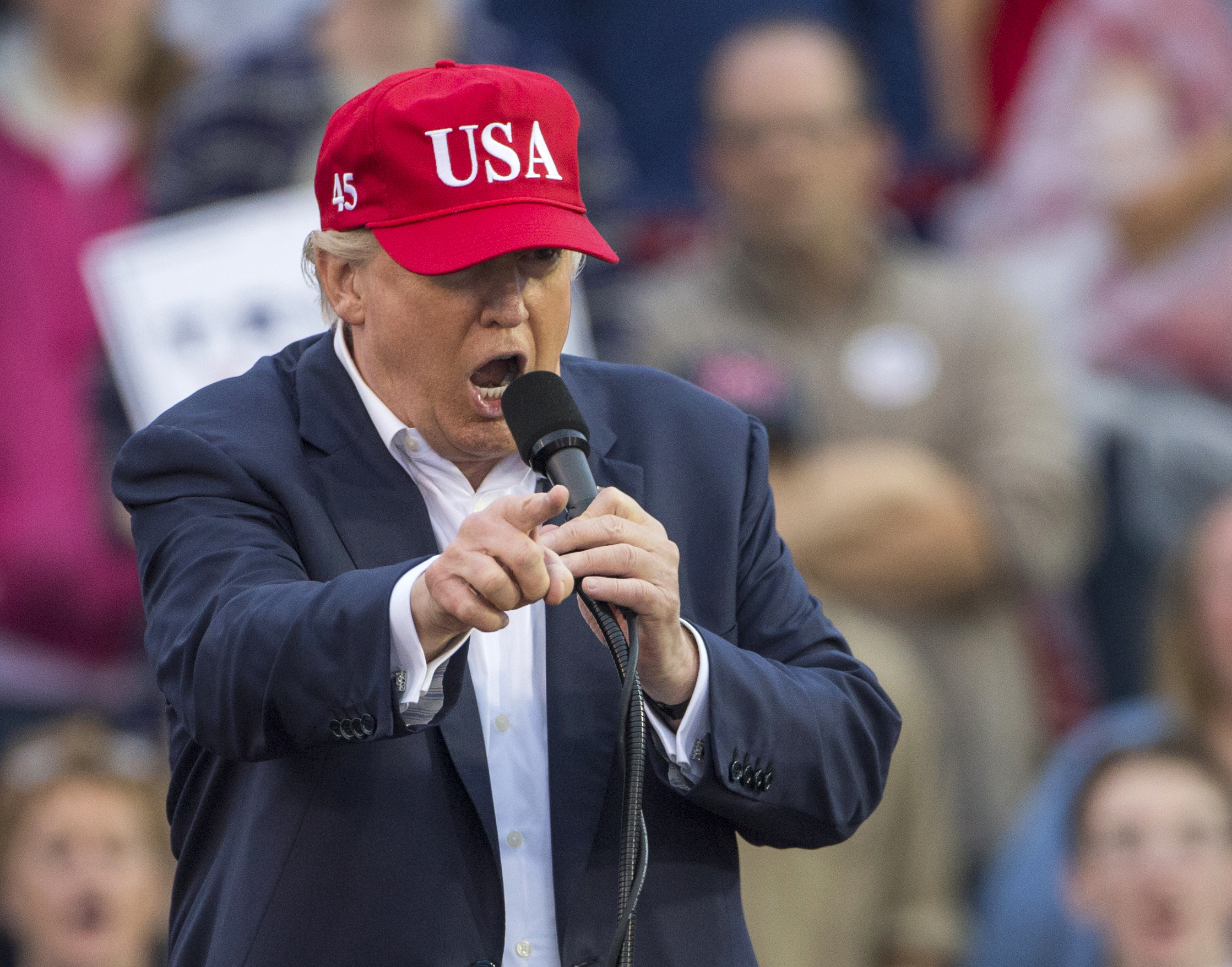 President-Elect Donald Trump Holds Thank You Rally In Mobile, Alabama