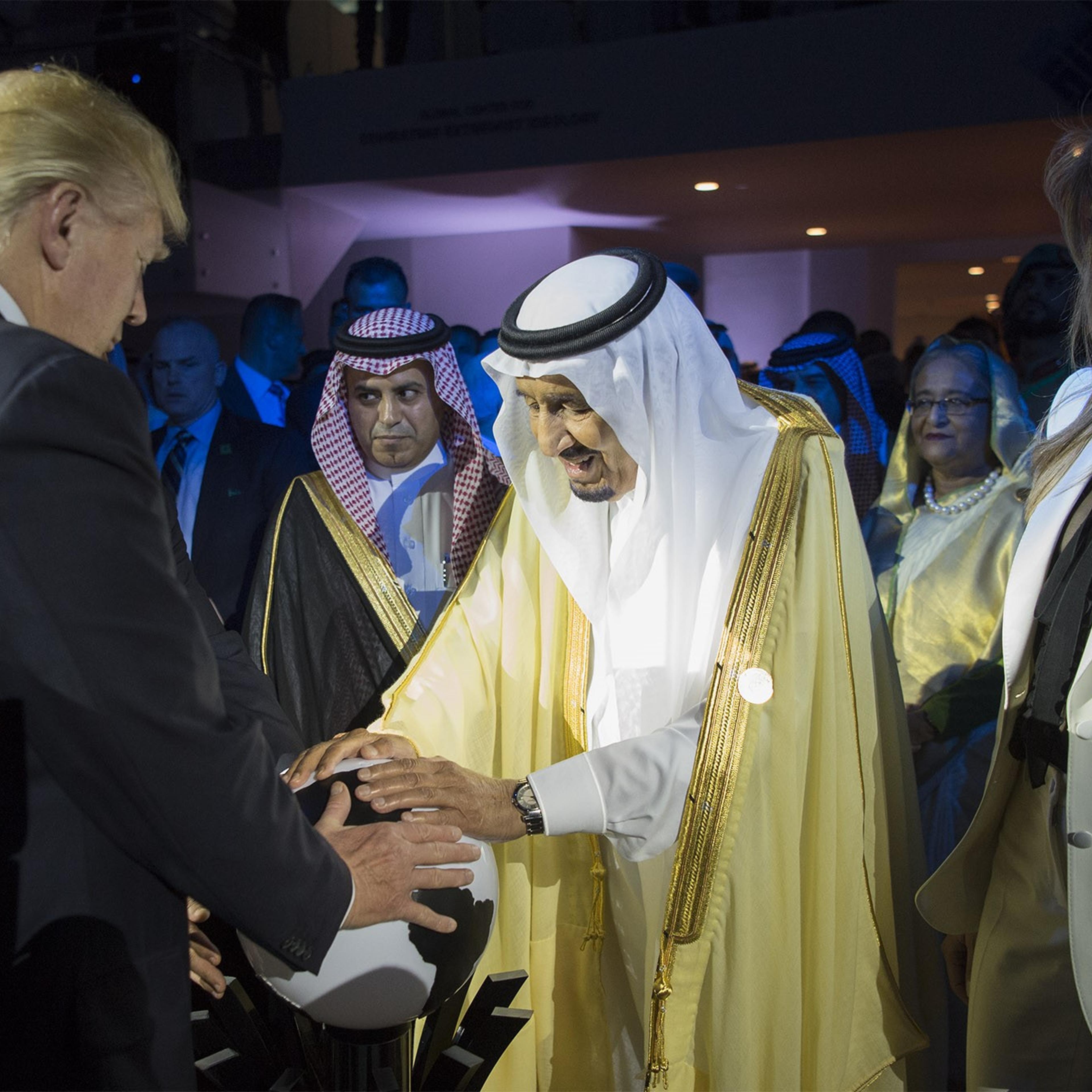US President Trump in Saudi Arabia