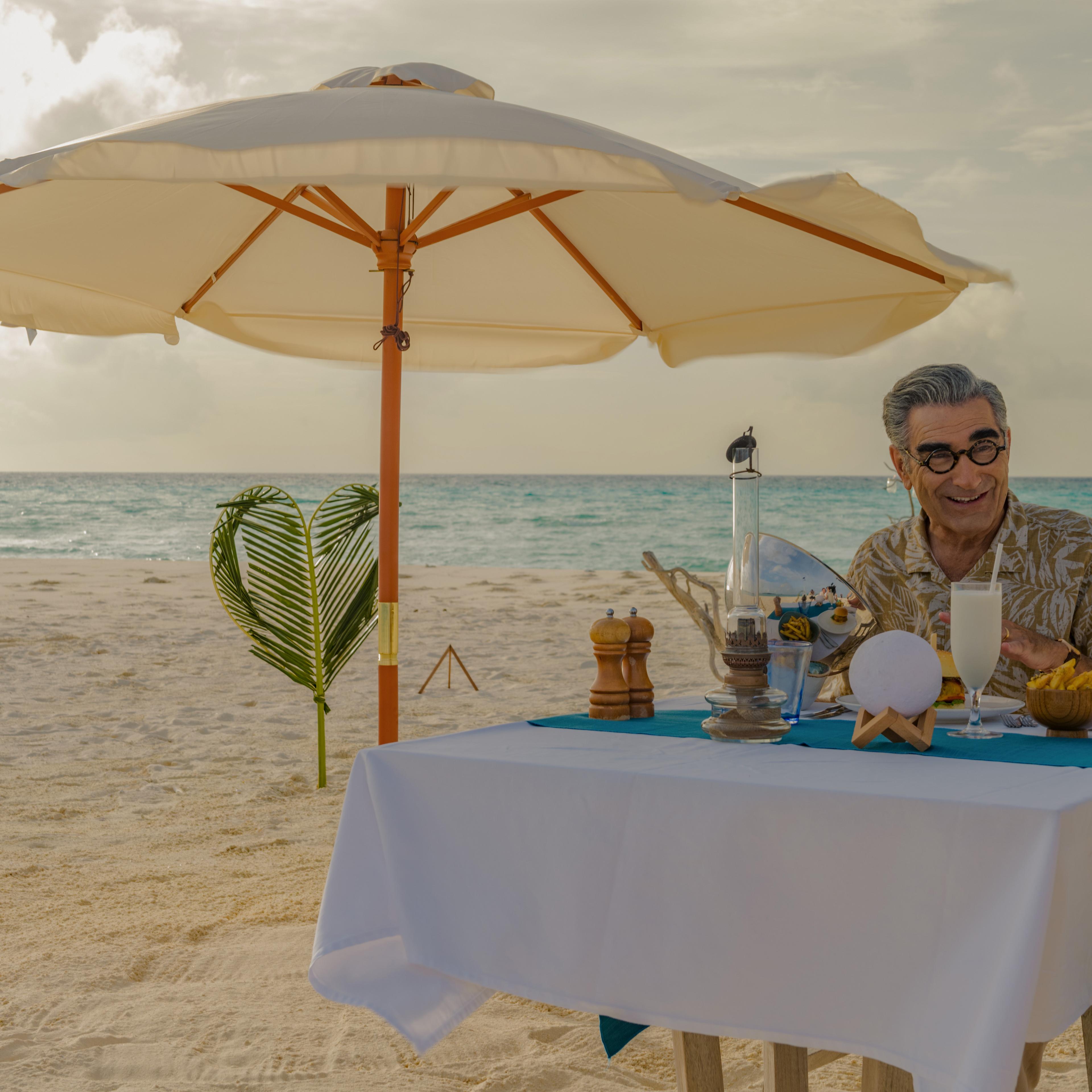 Eugene Levy in <i>The Reluctant Traveler</i>
