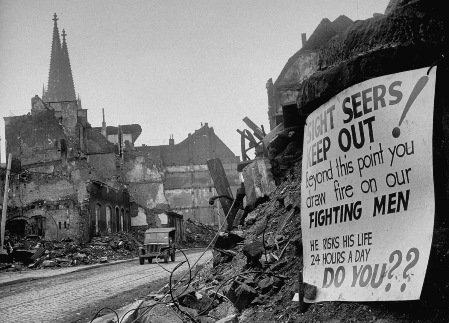 Photos of World War II Battlefield Signs