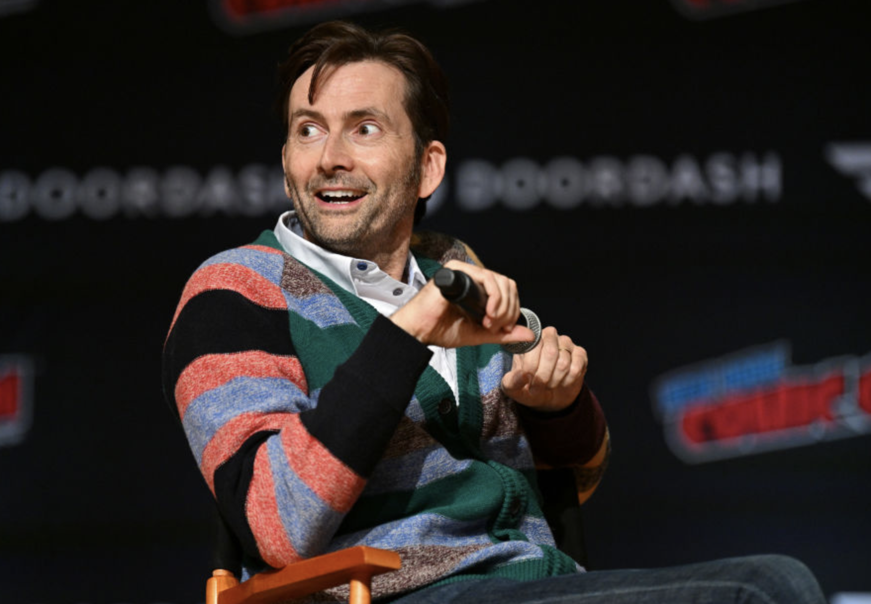 BATFAs 2024: Host David Tennant, seen here at Comic Con in 2023, will oversee the prestigious ceremony in London. 