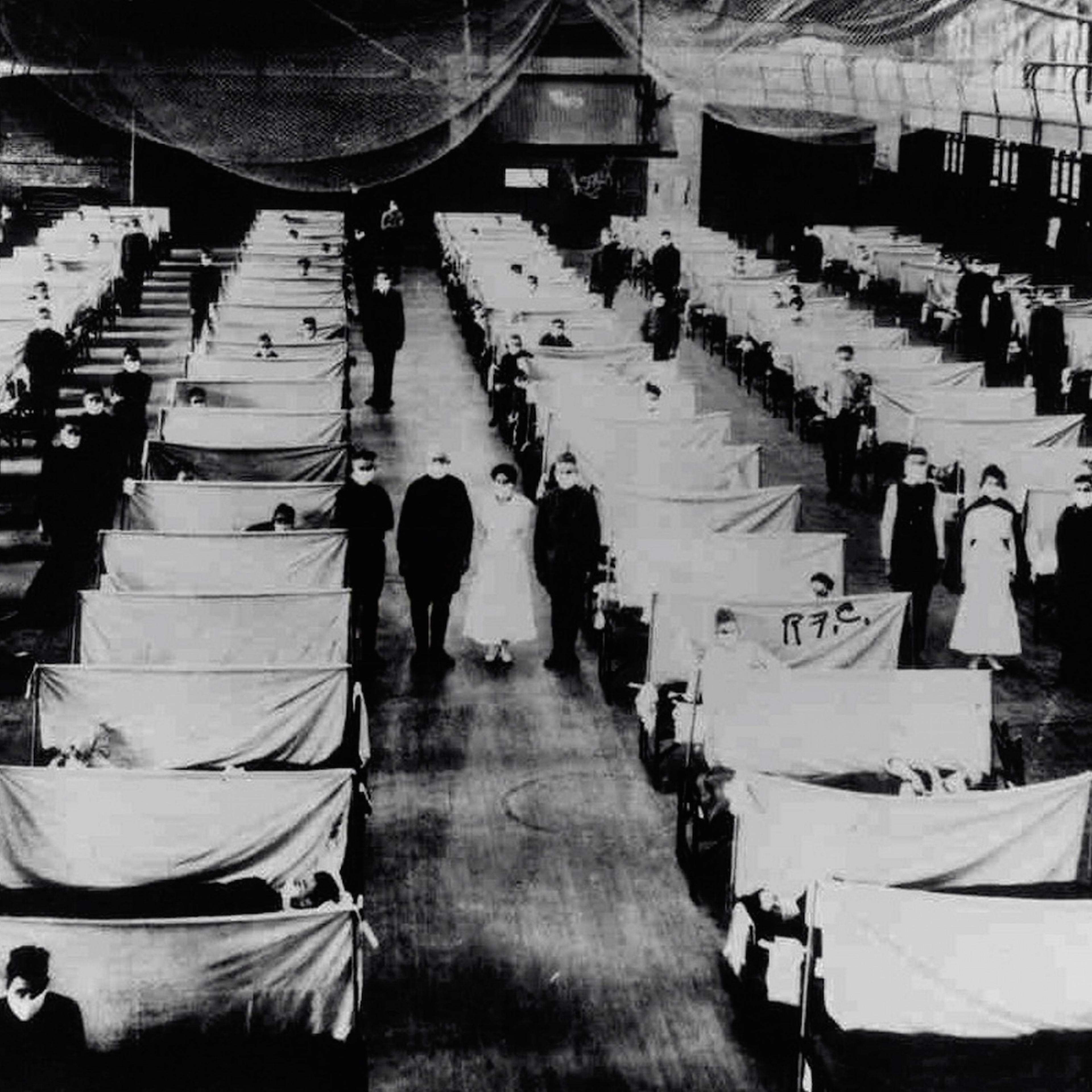 Warehouses that were converted to keep the infected people quarantined.