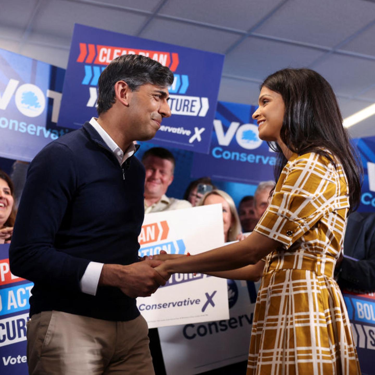 Rishi Sunak Visits Hampshire On The Final Day Of The General Election Campaign