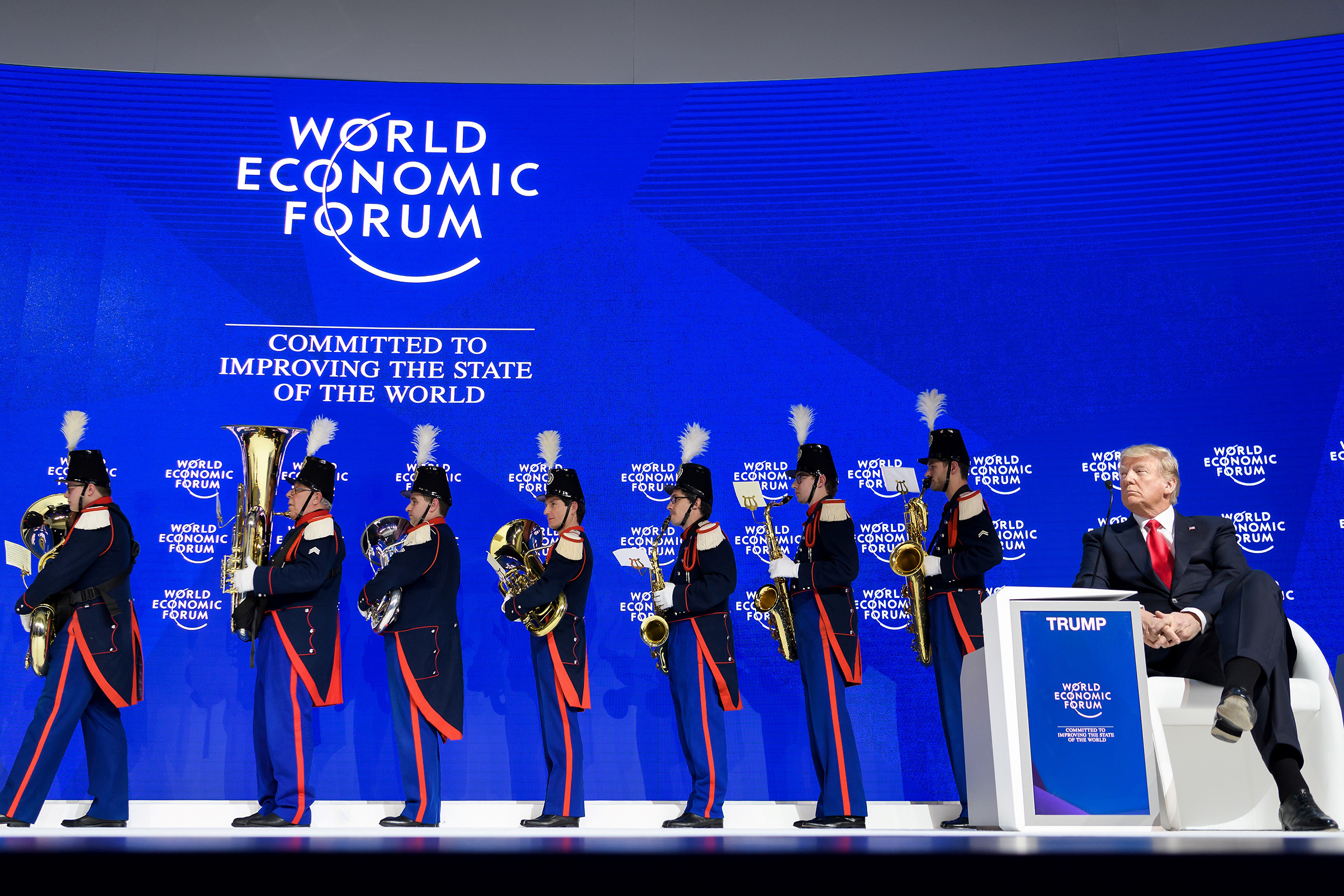 Donald Trump Davos World Economic Forum Switzerland