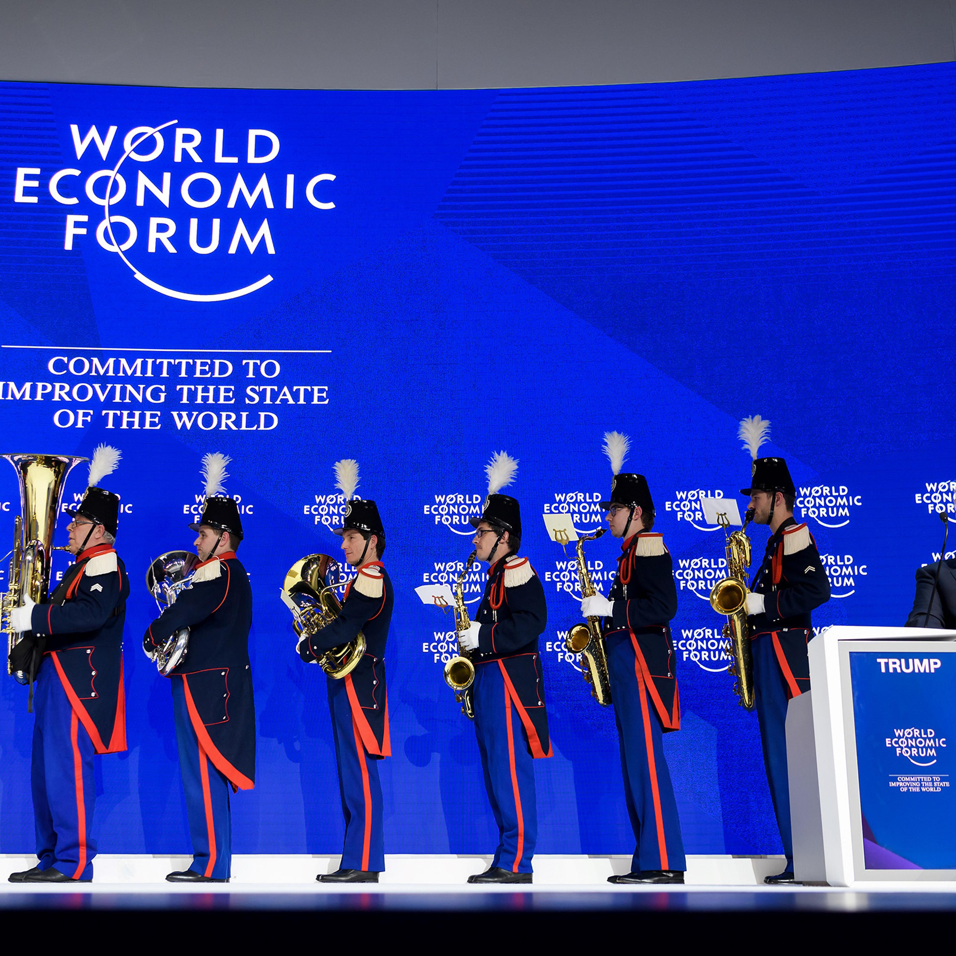 Donald Trump Davos World Economic Forum Switzerland