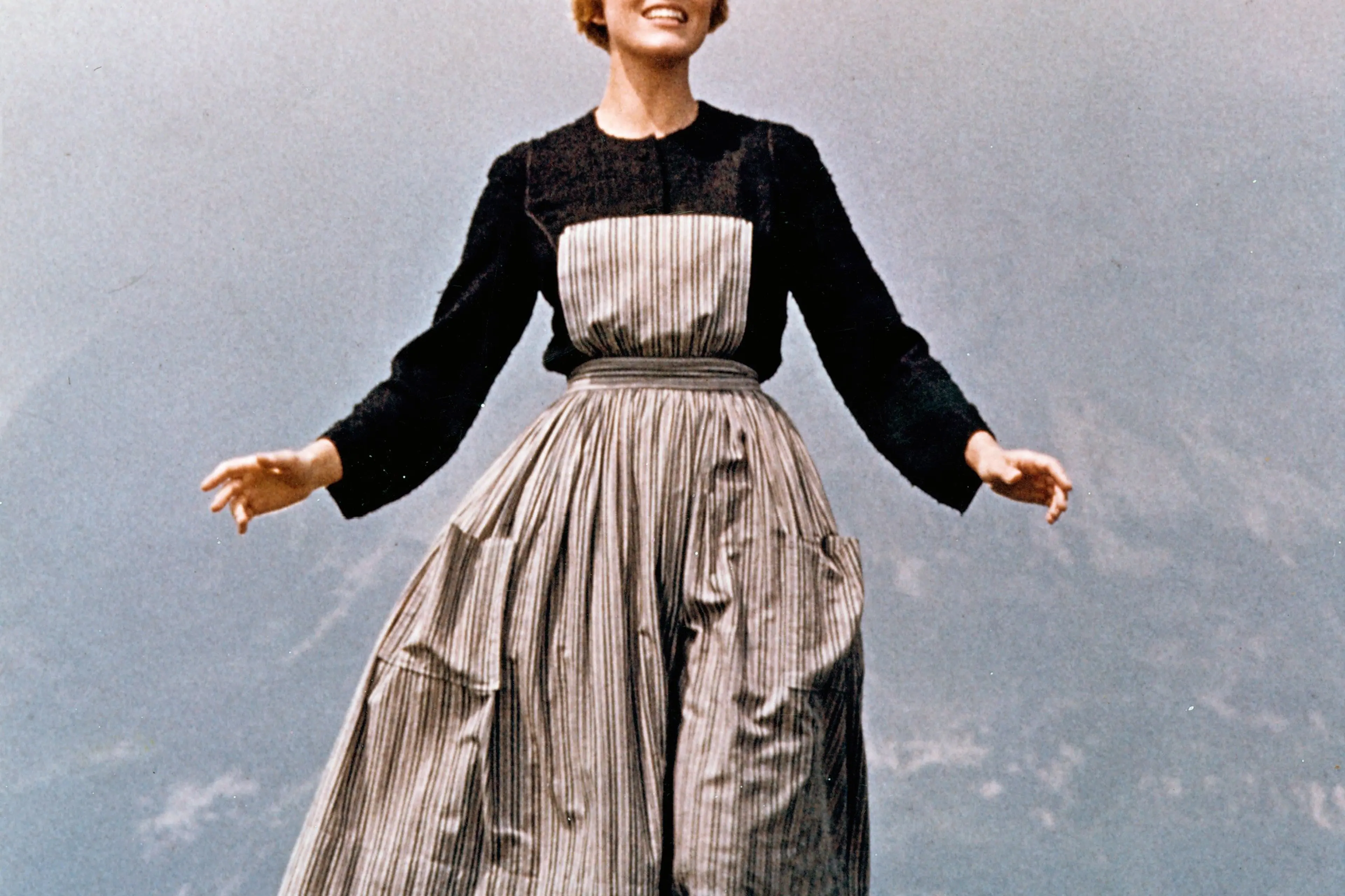 julie andrews sound of music blue dress The Sound of Music (1965)