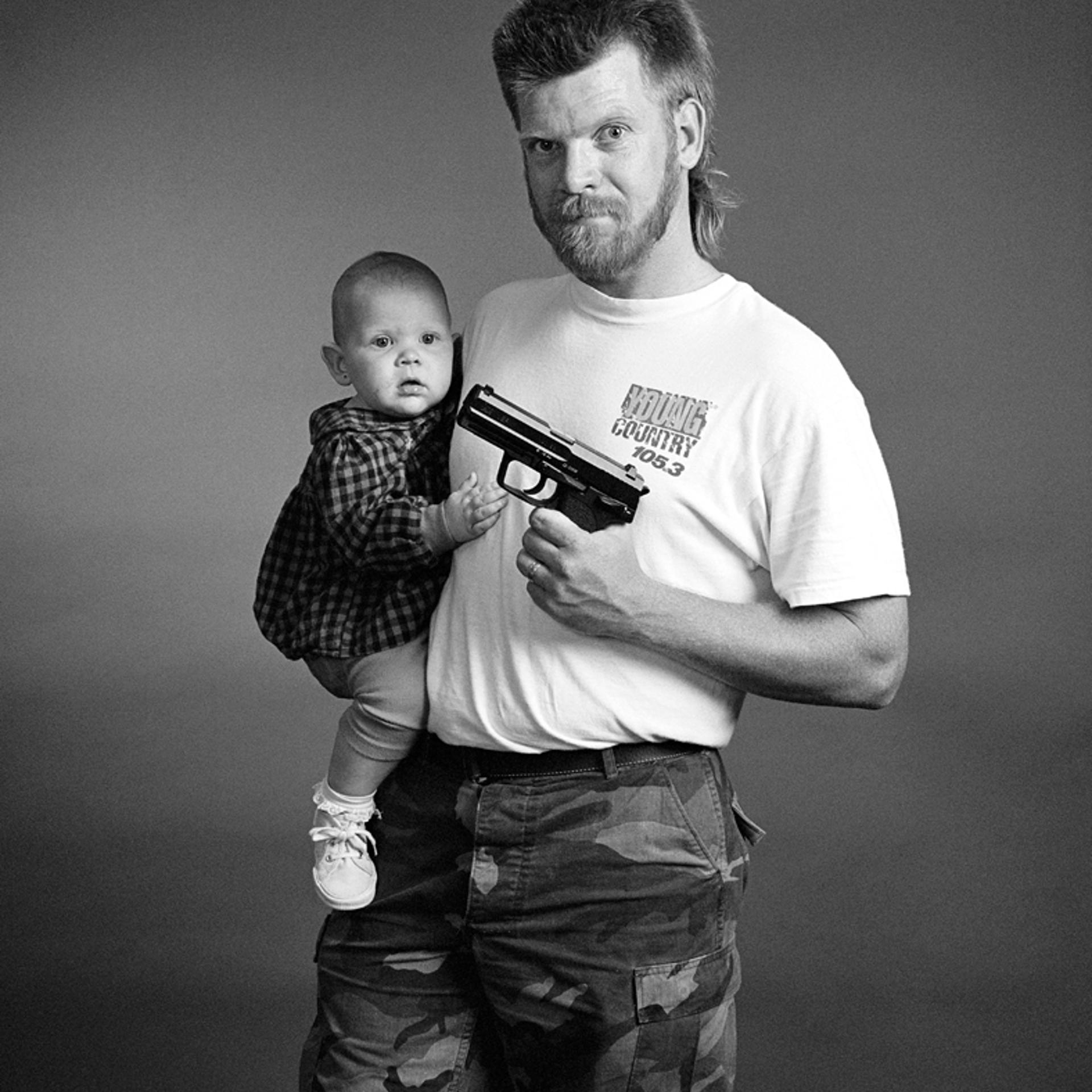 Mike, father and gun owner. "It's my constitutional right to own a gun and protect my family."