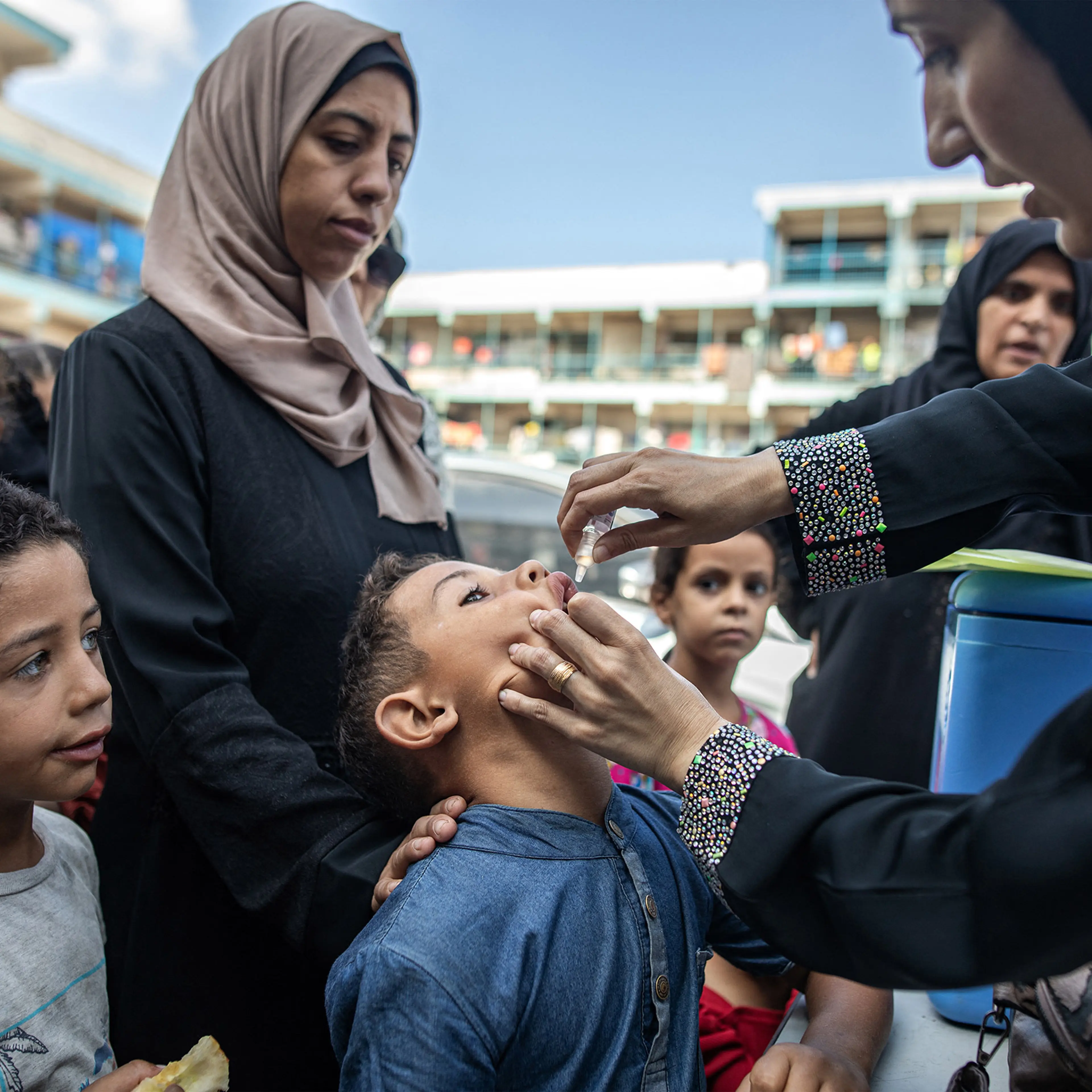 polio vaccine gaza