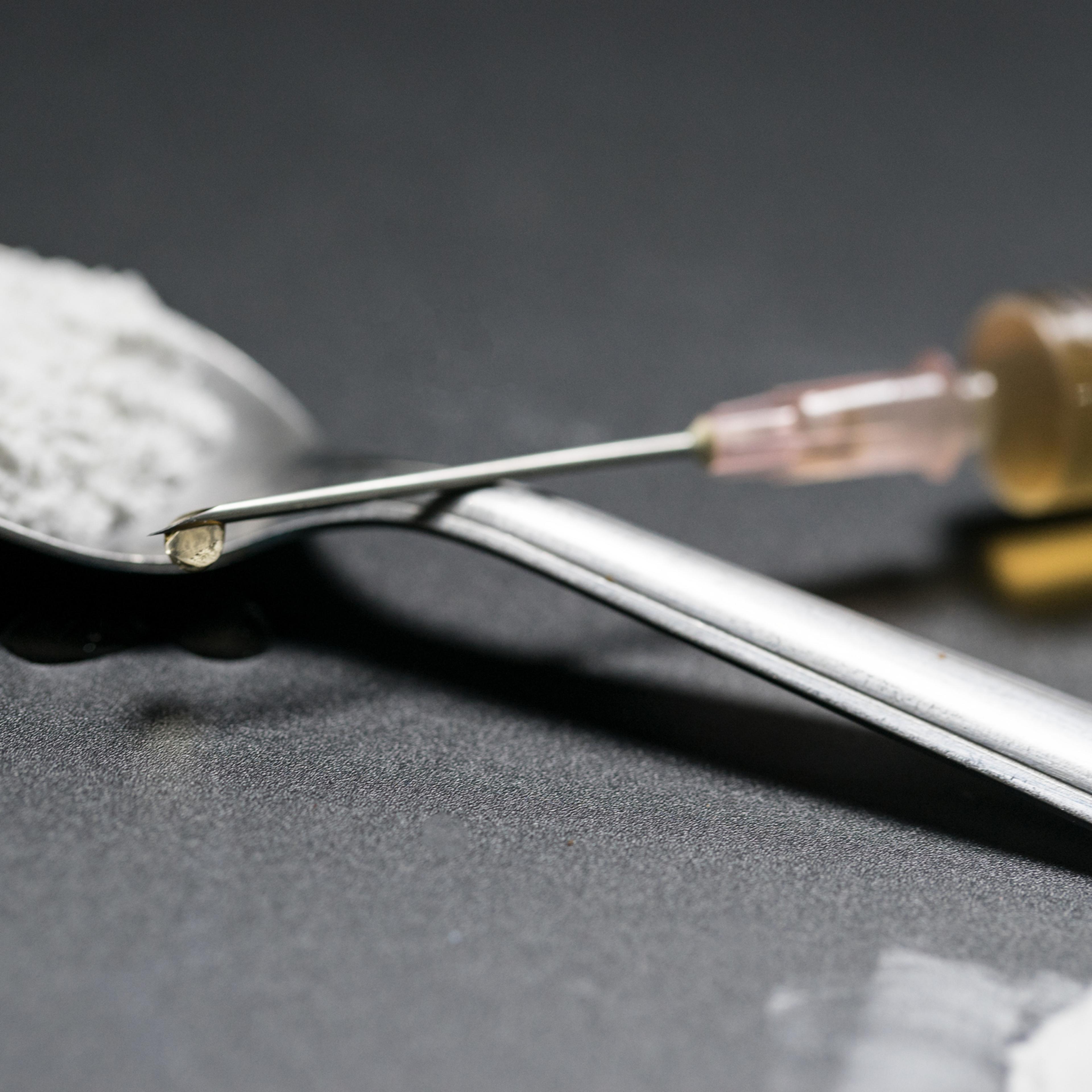 heroin being cooked