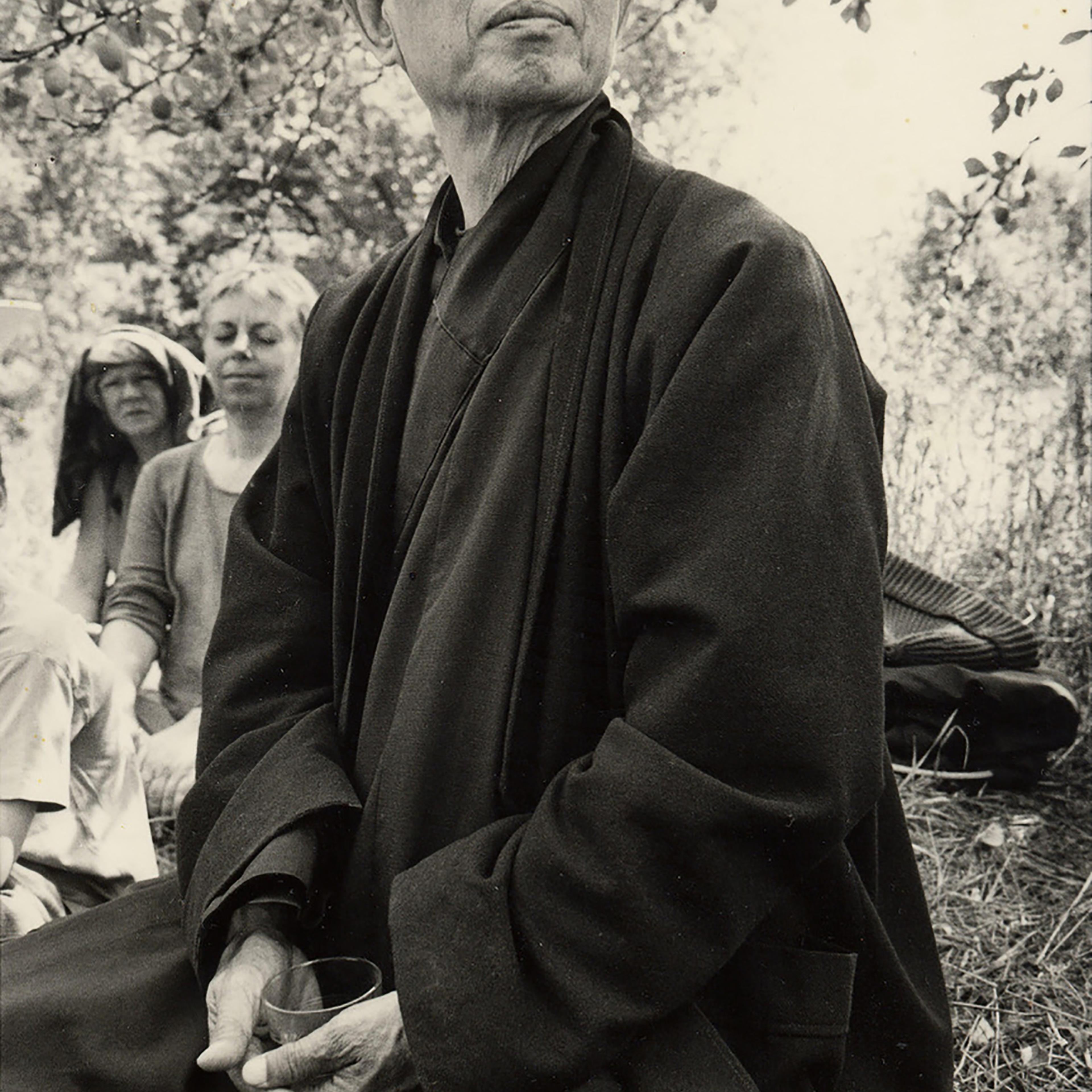 Thich Nhat Hanh, shown in an undated photo at his Plum Village monastery in France, introduced ways to meditate that anyone could master