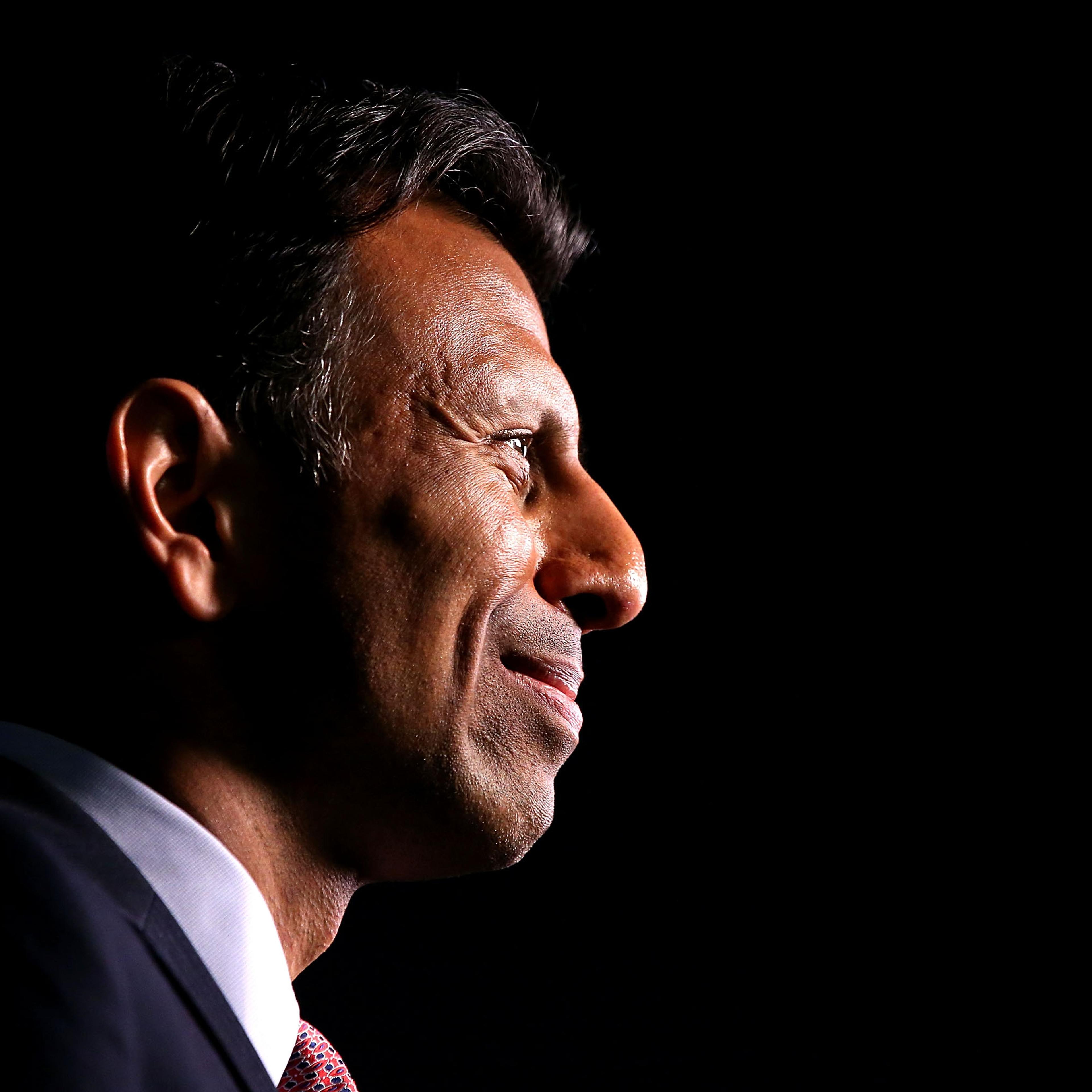 Louisiana Governor Bobby Jindal announces his candidacy for the 2016 Presidential nomination during a rally on June 24, 2015 in Kenner, Louisiana.