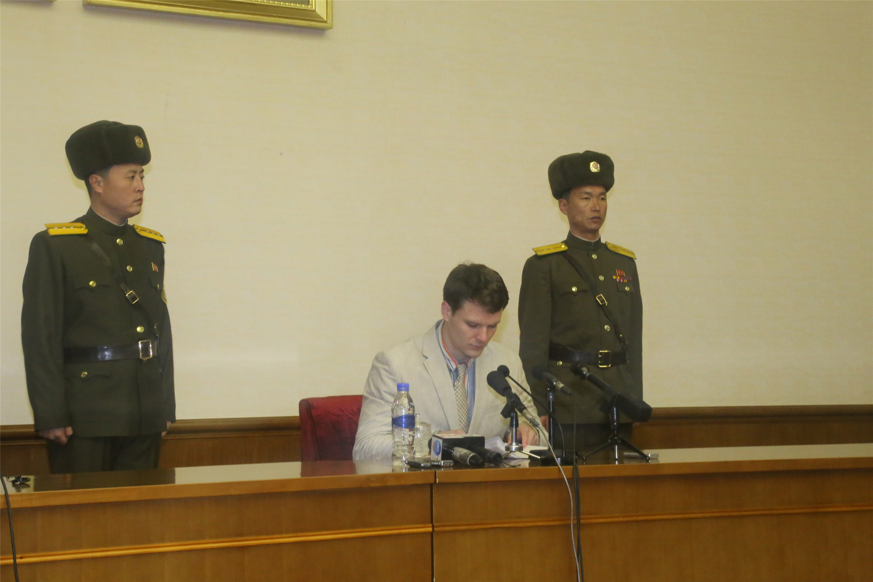 DPRK-PYONGYANG-AMERICAN STUDENT