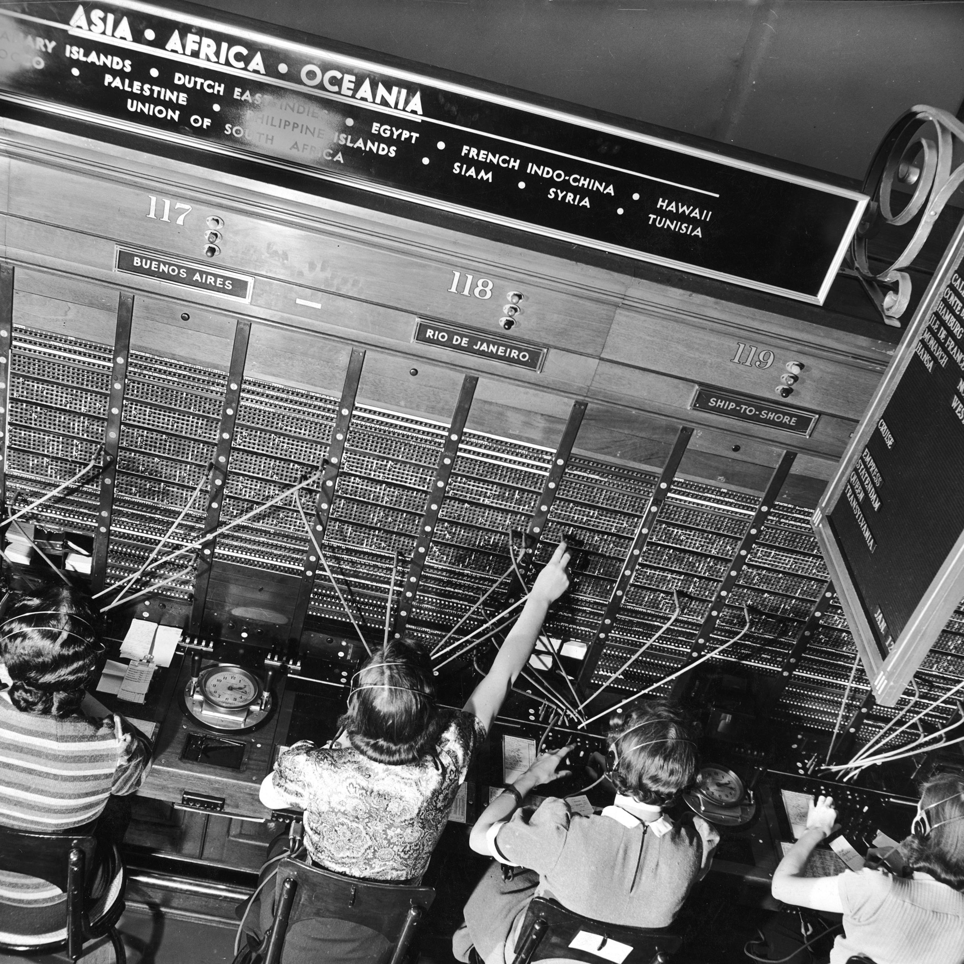Telephone operators, 1938