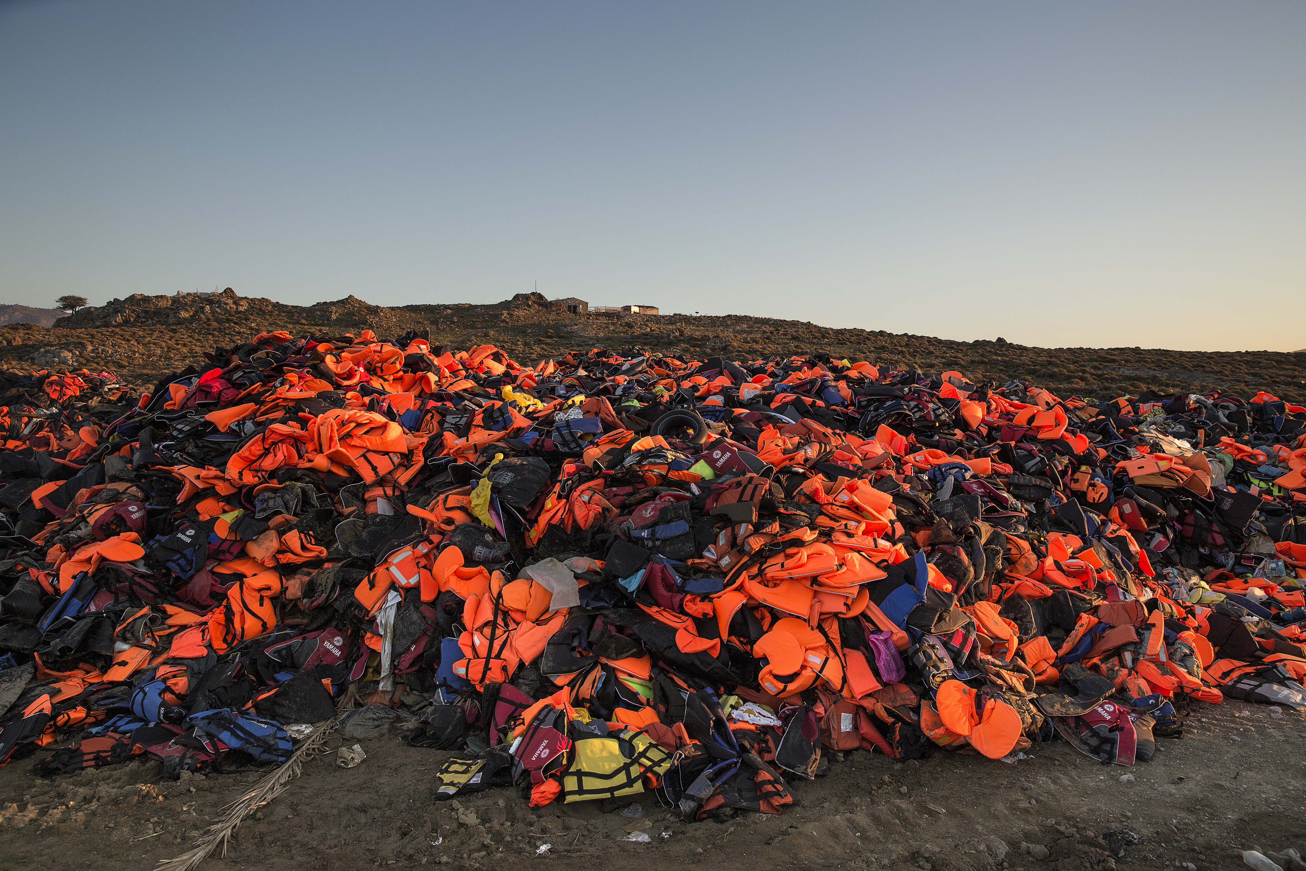 Migrants Continue To Arrive On Greek Island Of Lesbos