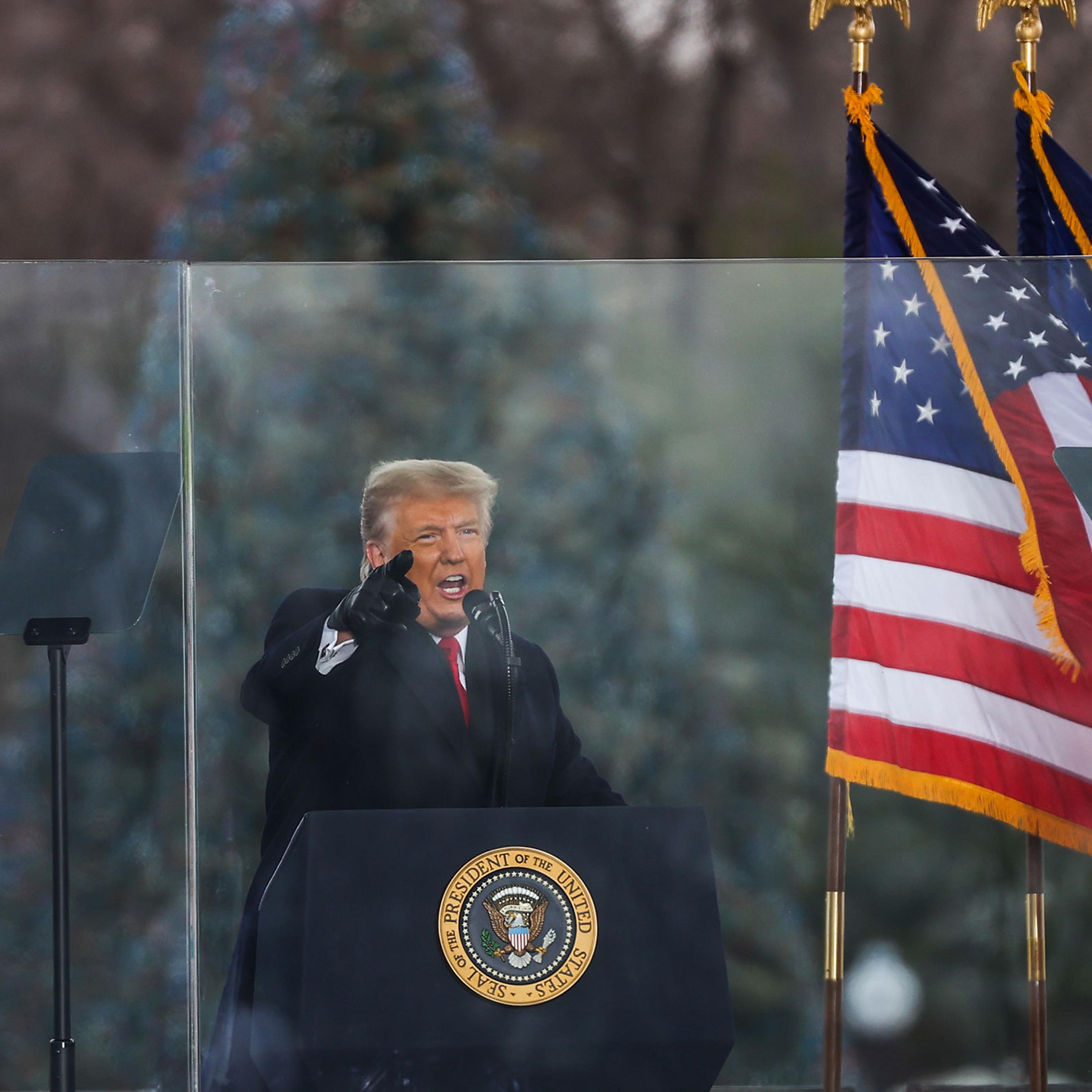 Trump holds rally in Washington D.C as "Save America March"
