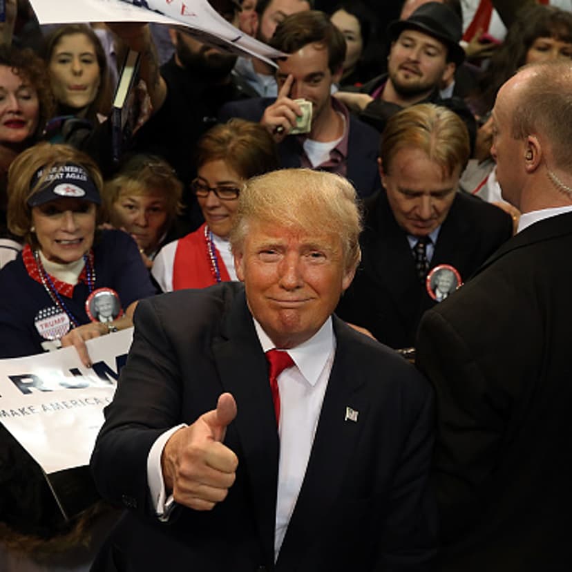 Donald Trump Holds Rally In Biloxi, Mississippi