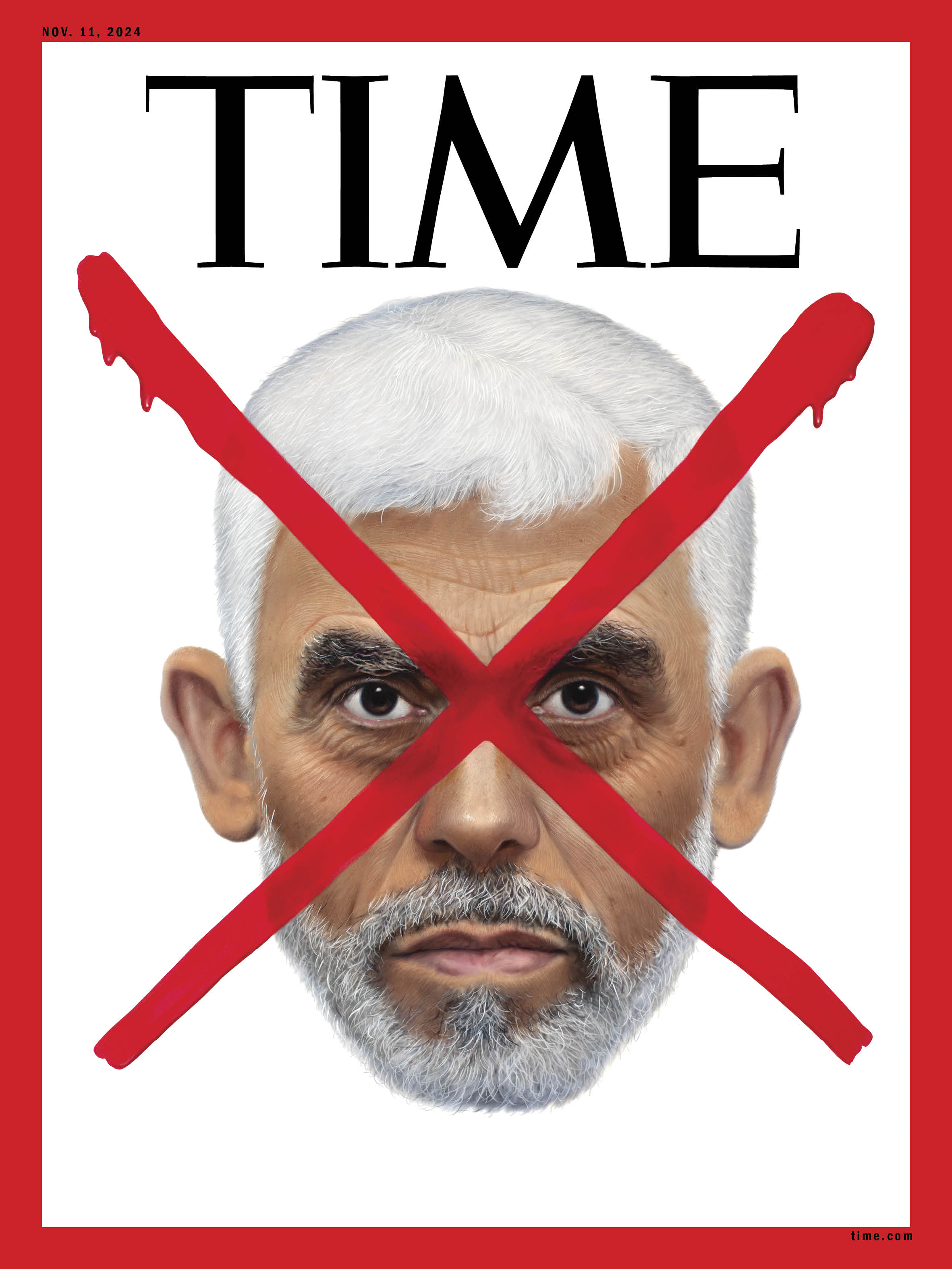 Yahya Sinwar Time Magazine X cover