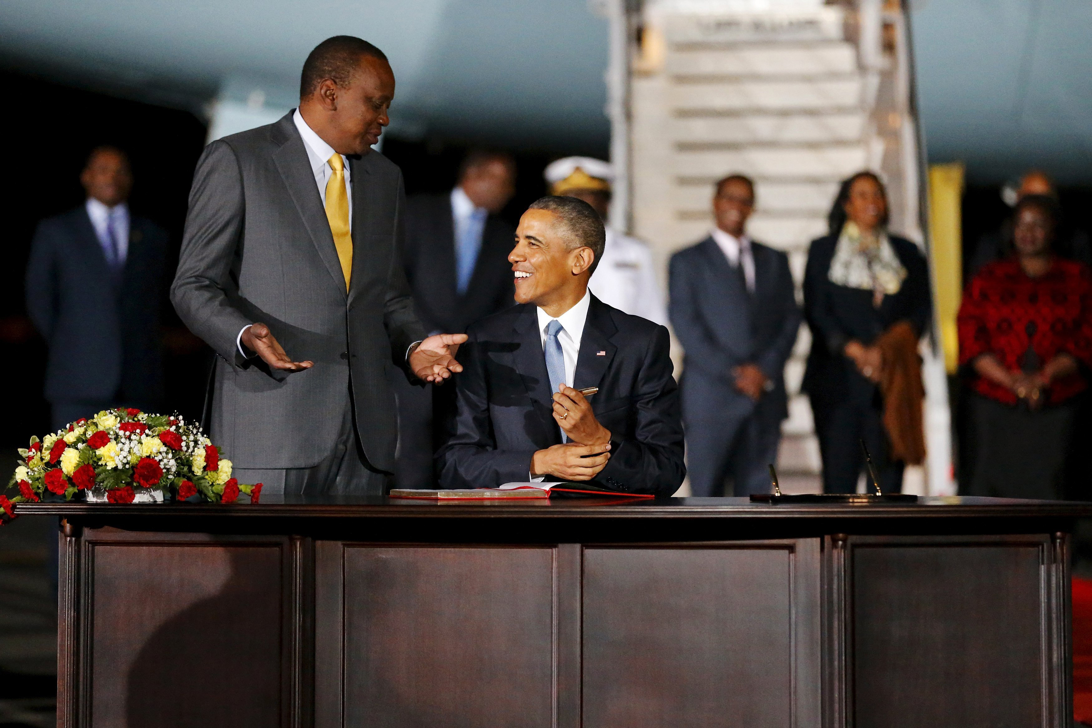 Kenya President Uhuru Kenyatta Obama