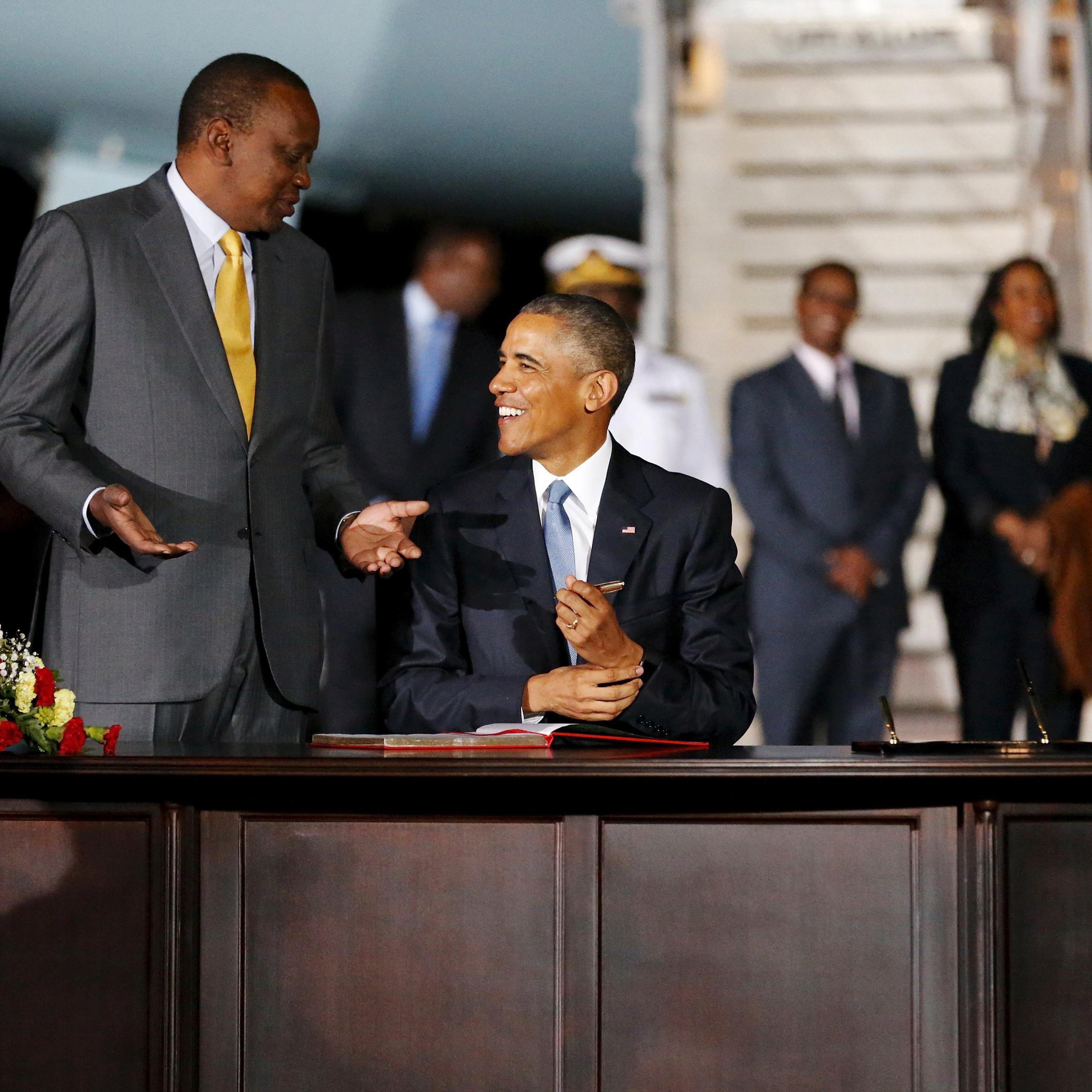 Kenya President Uhuru Kenyatta Obama