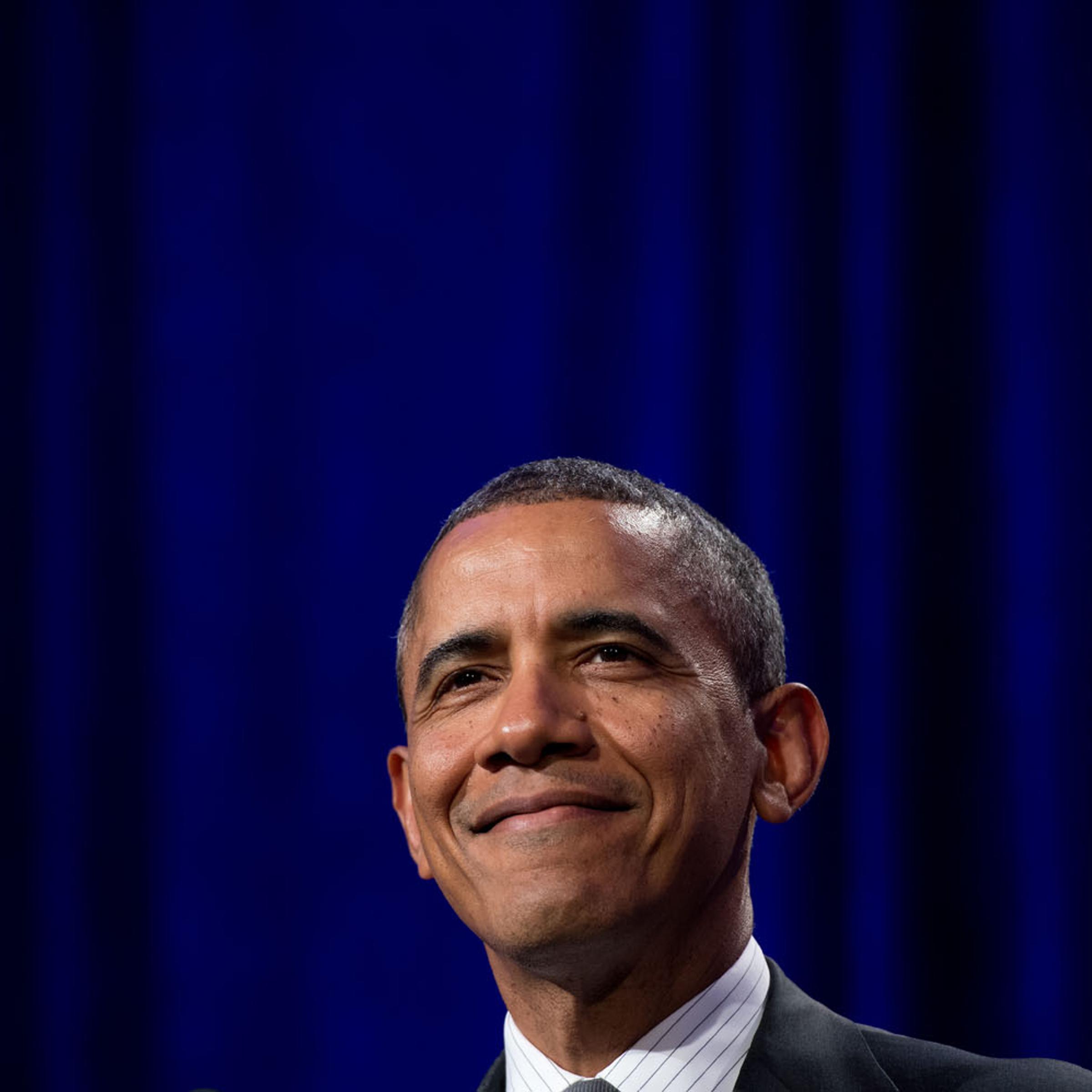 U.S. President Barack Obama addresses the National Organizing summit in Washington on Feb. 25, 2014.