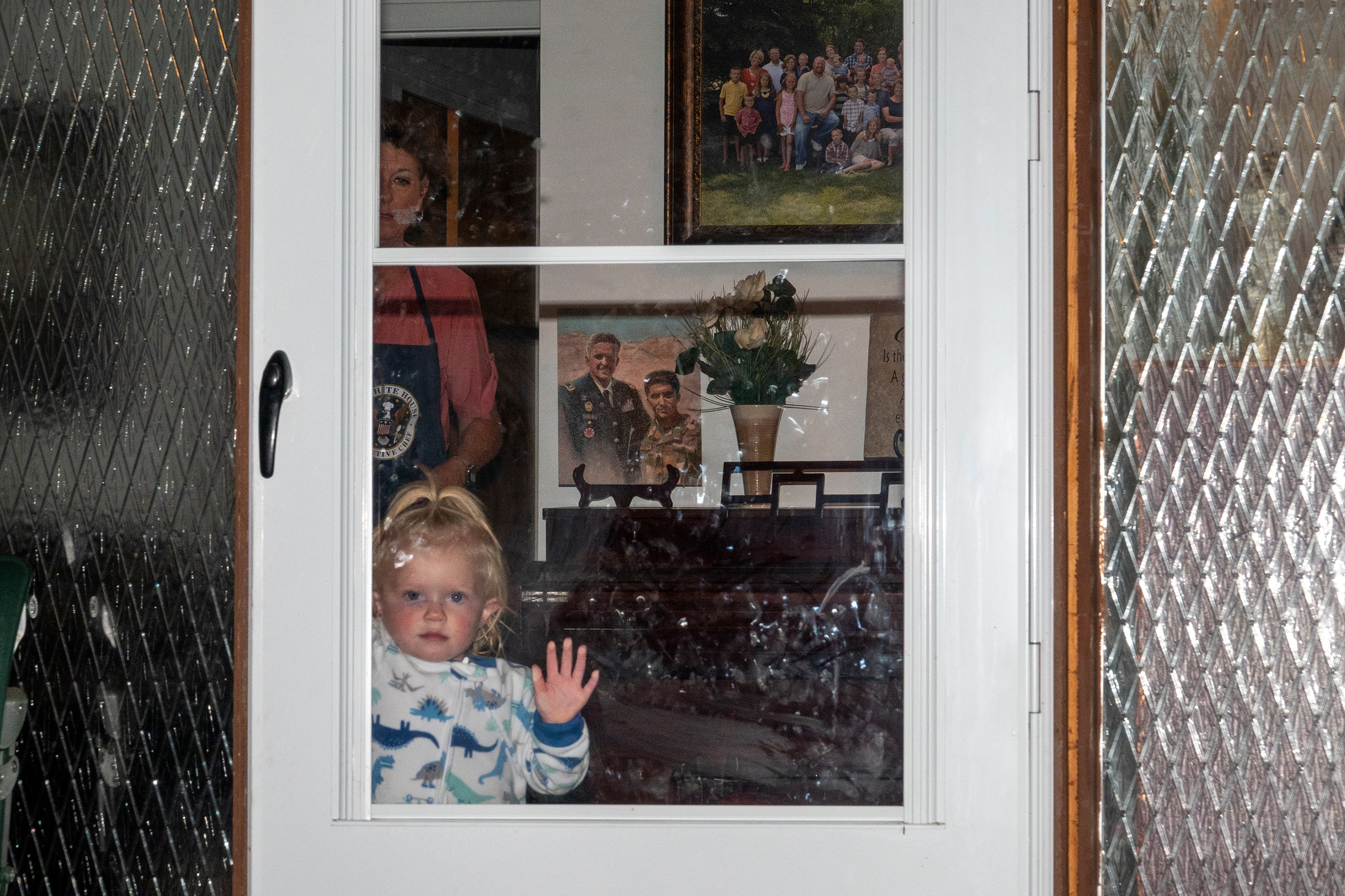 Caroline Taylor at her grandmother's house in North Ogden, Utah, in September.