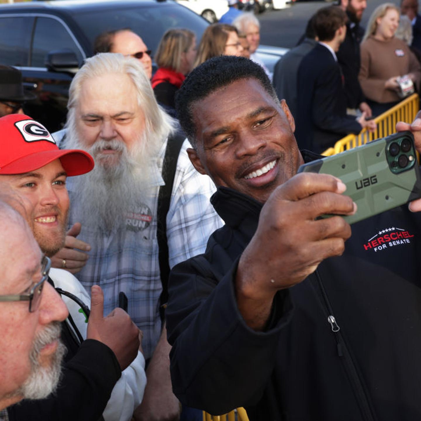 Herschel Walker Campaigns In Georgia Ahead Of Runoff Senate Election