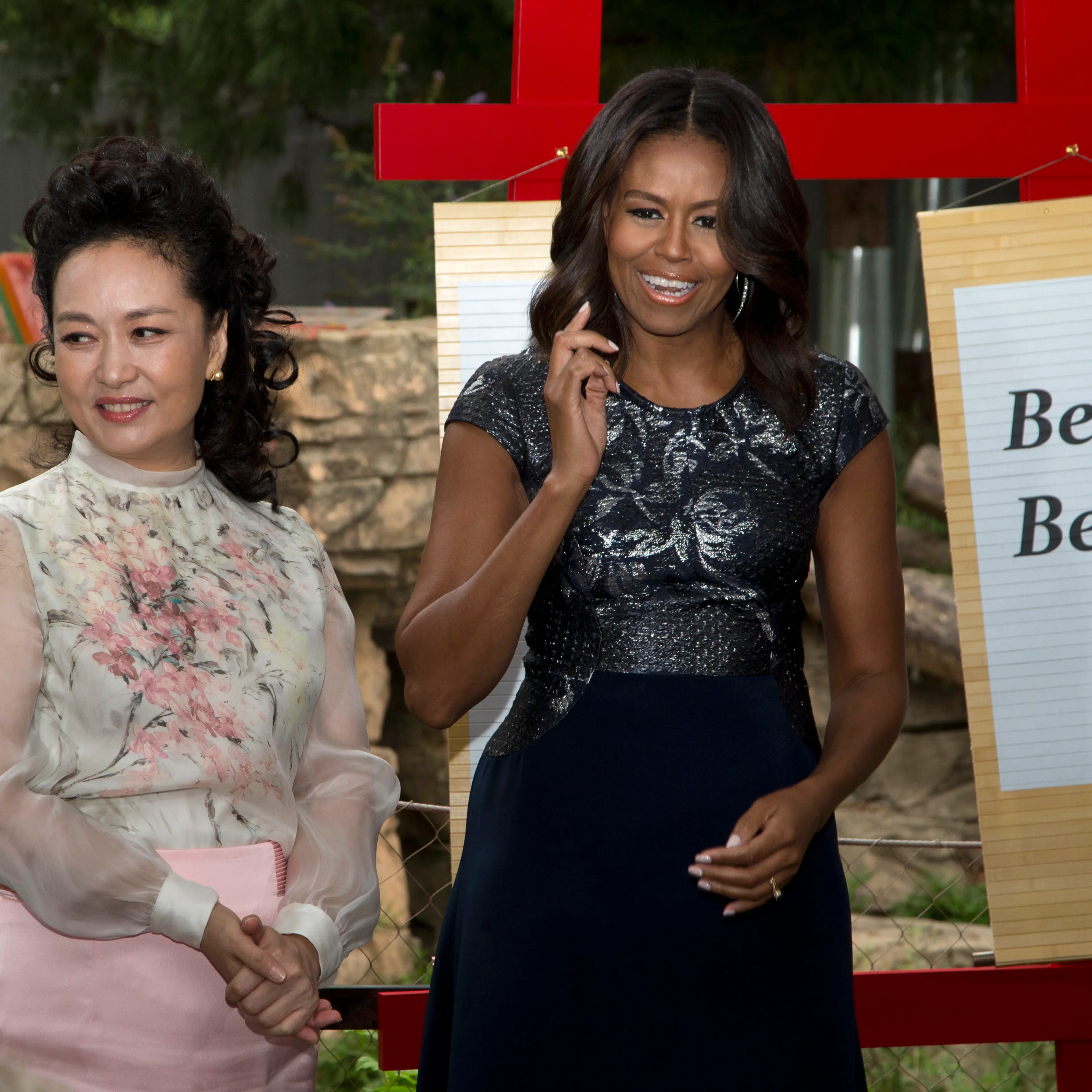 Michelle Obama, Peng Liyuan