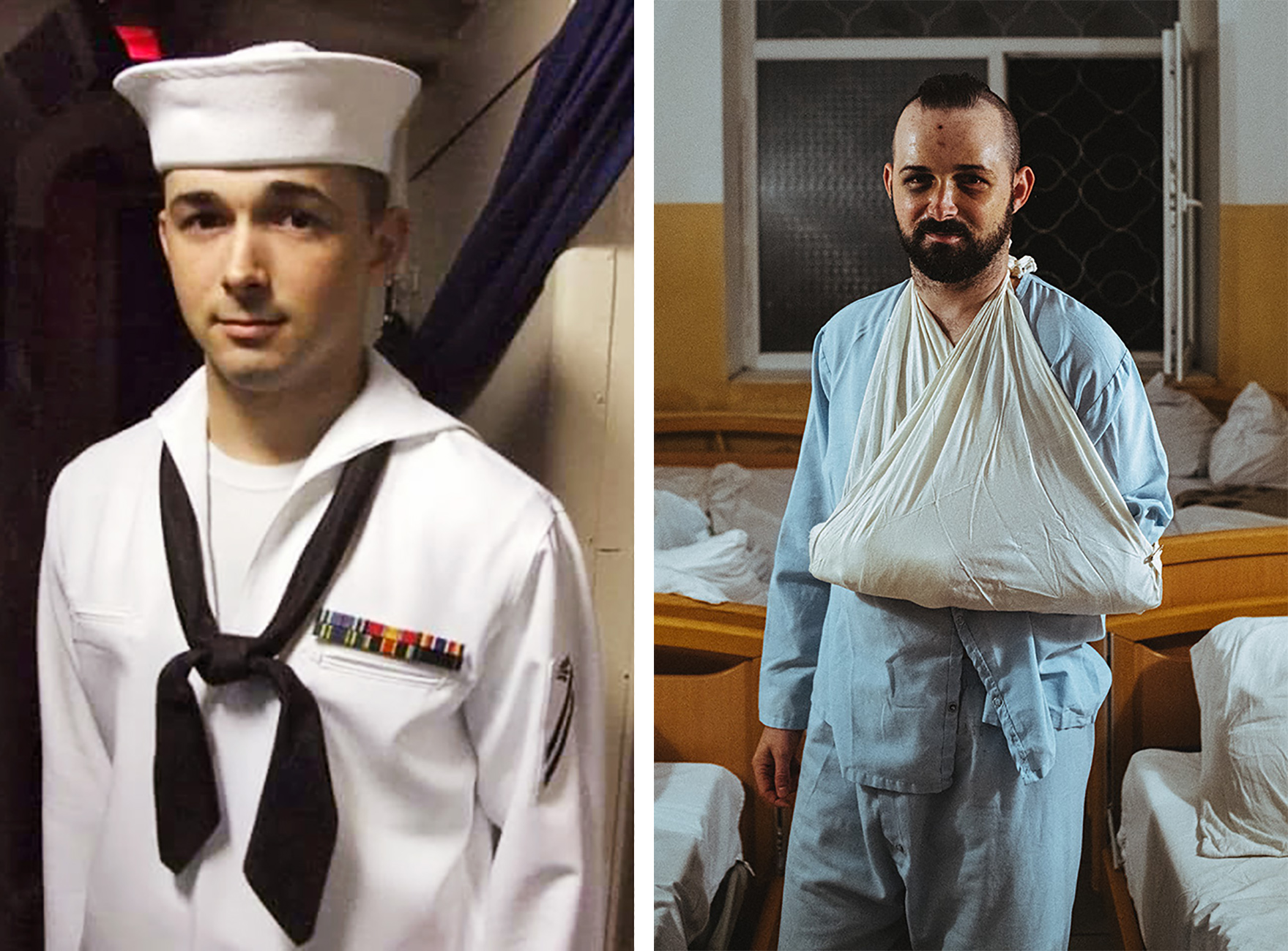 Shawn Irwood from his days in the U.S. Navy, aboard the USS Russell in the Persian Gulf around 2010. Sent to TIME's Simon Shuster. Courtesy Shawn Fuller