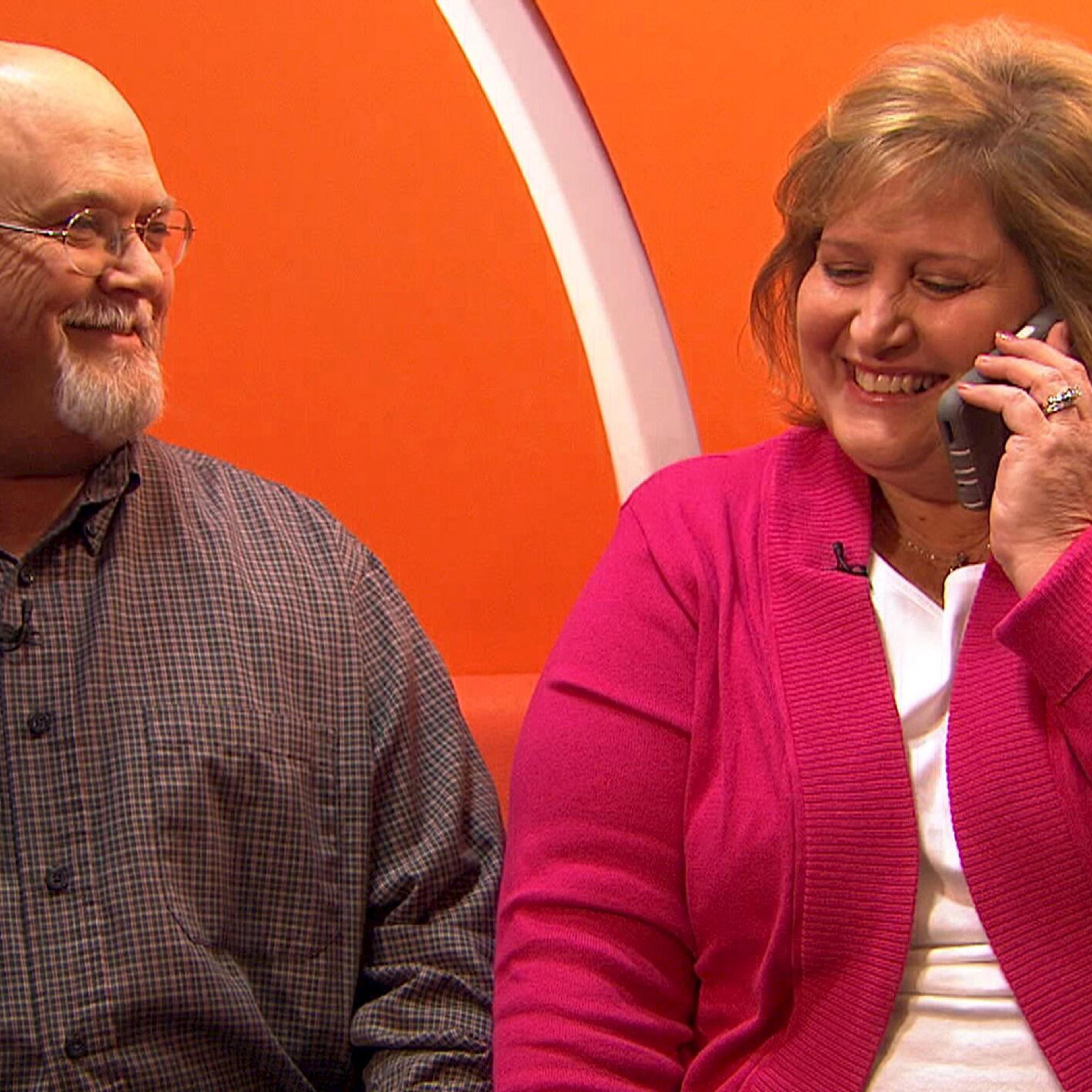 Lisa and John Robinson of Munford, Tennessee appear on NBC News's TODAY Show in New York January 15, 2016 in a photo provided by the TODAY show. A Tennessee couple came forward on Friday with what they said was one of the three winning tickets for this w