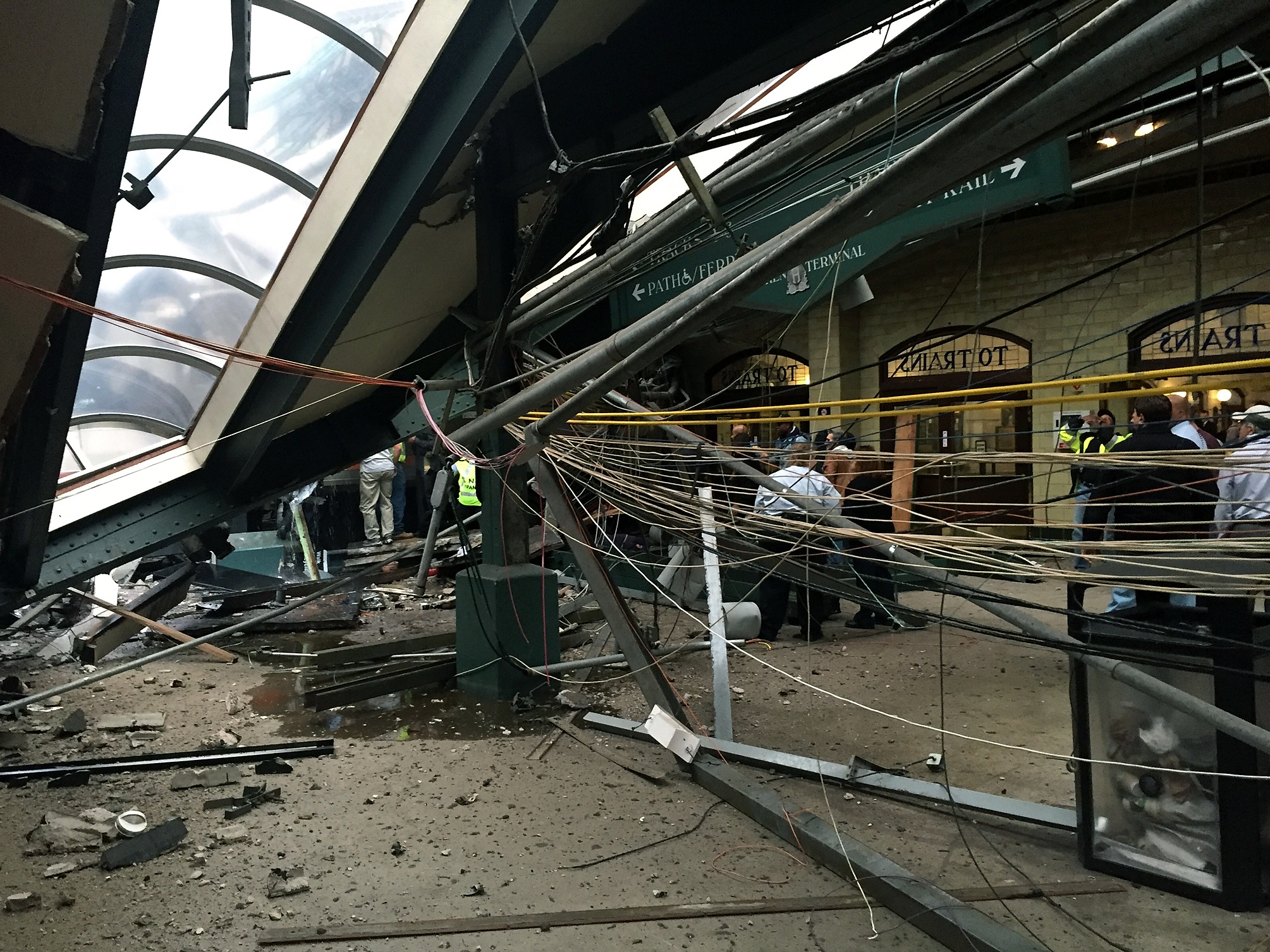 New Jersey Transit Commuter Train Crashes At Hoboken Terminal