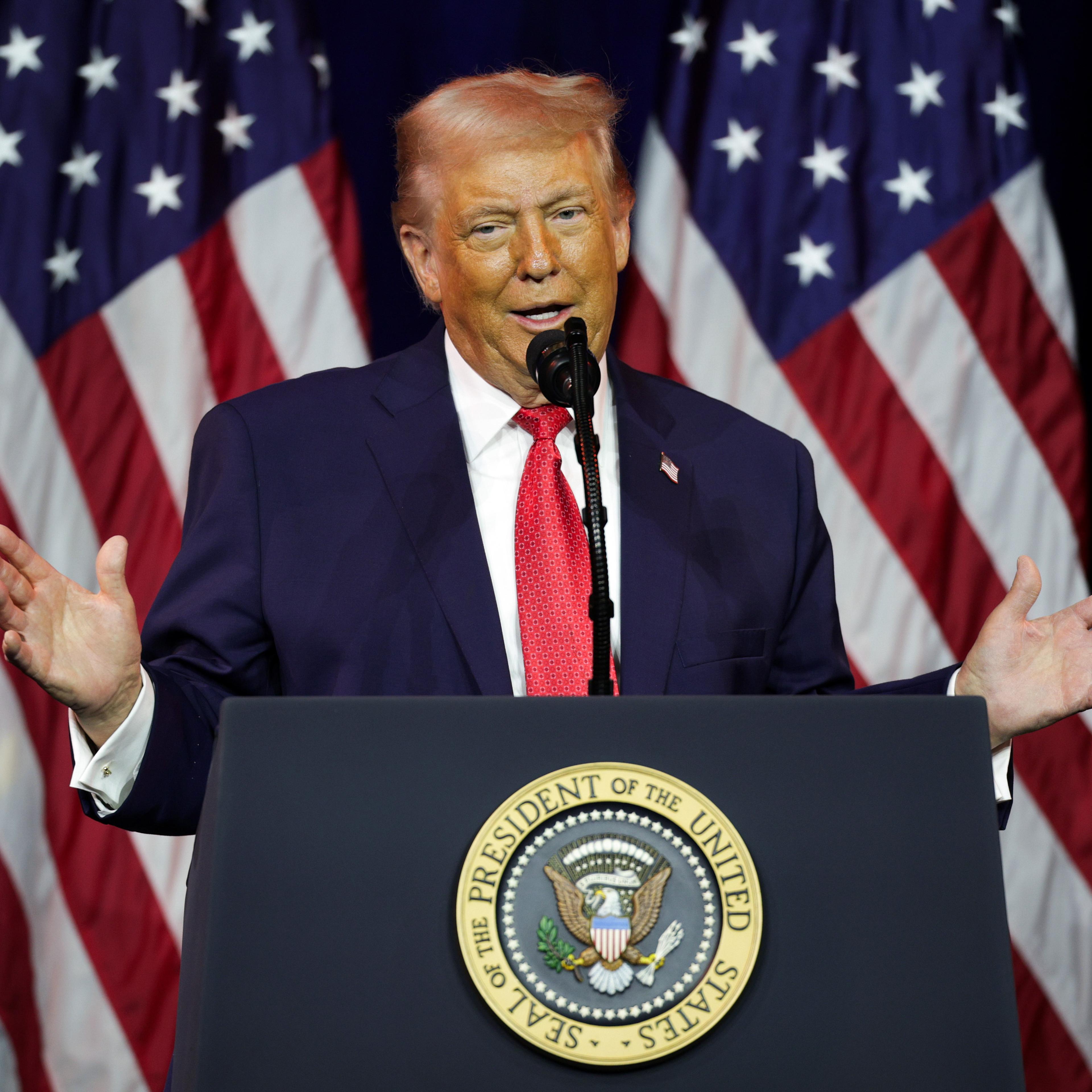 President Trump Speaks At The House GOP Member Retreat