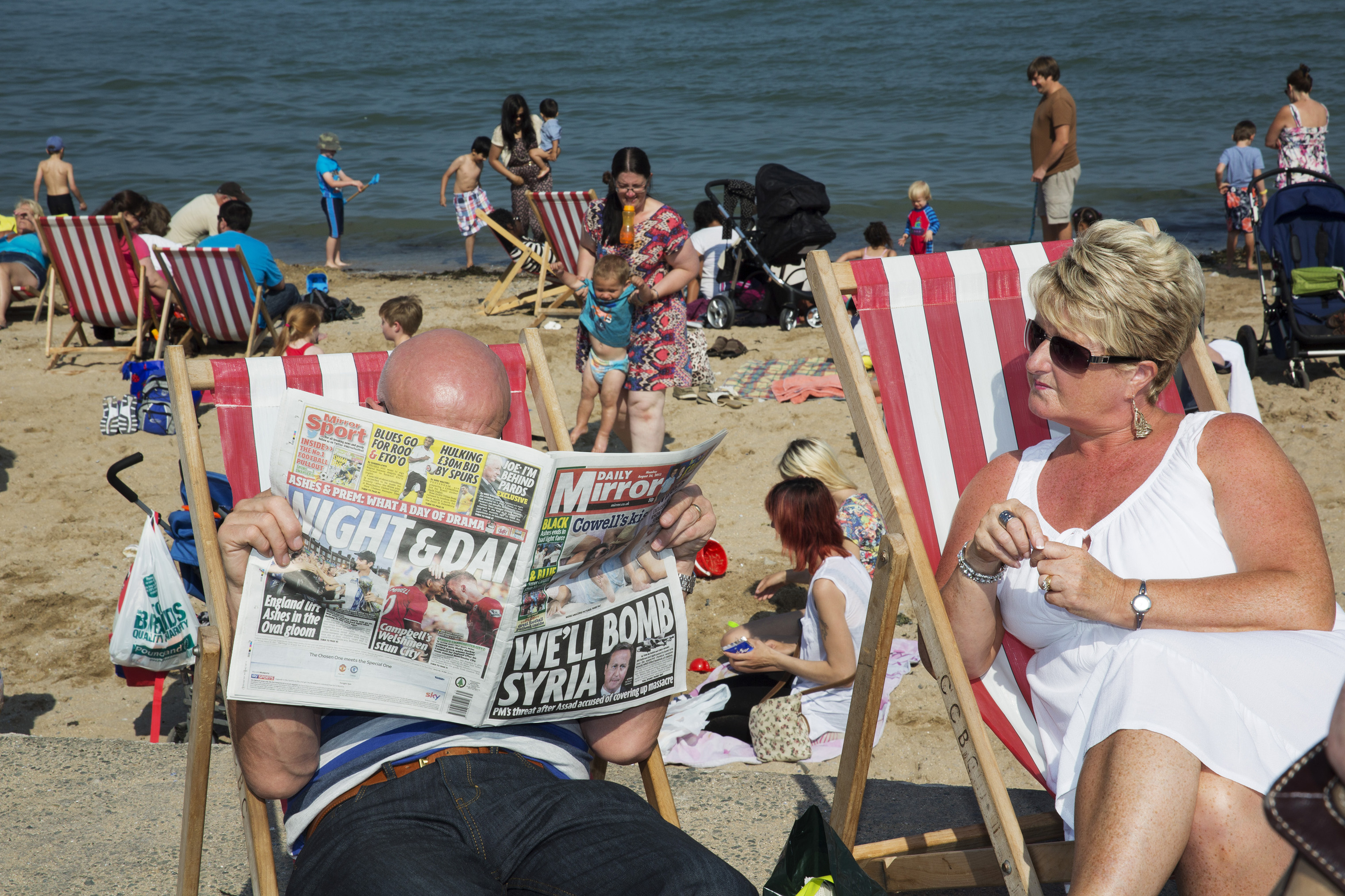 GB. Wales. Llandudno. Bank Holiday. 2013.