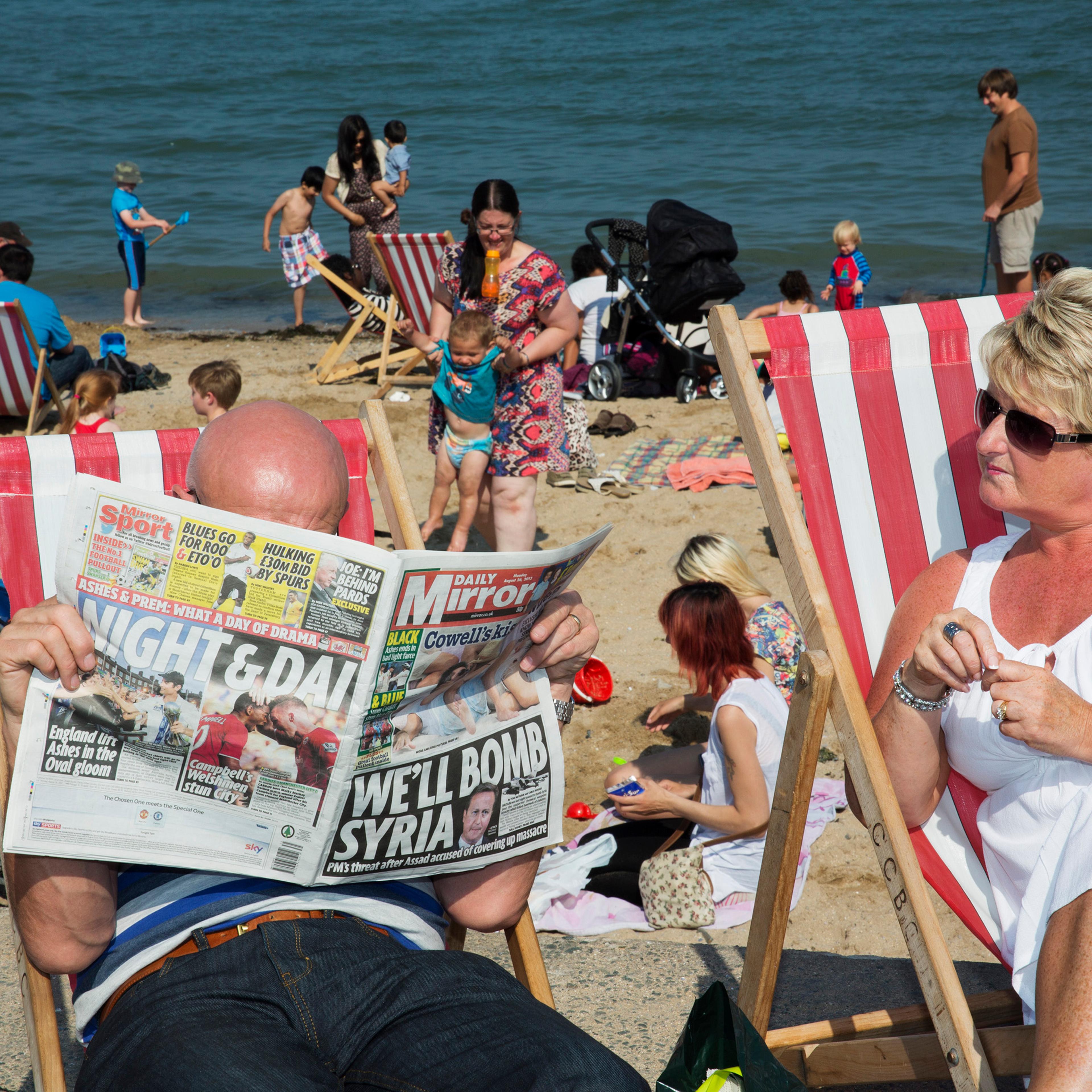 GB. Wales. Llandudno. Bank Holiday. 2013.