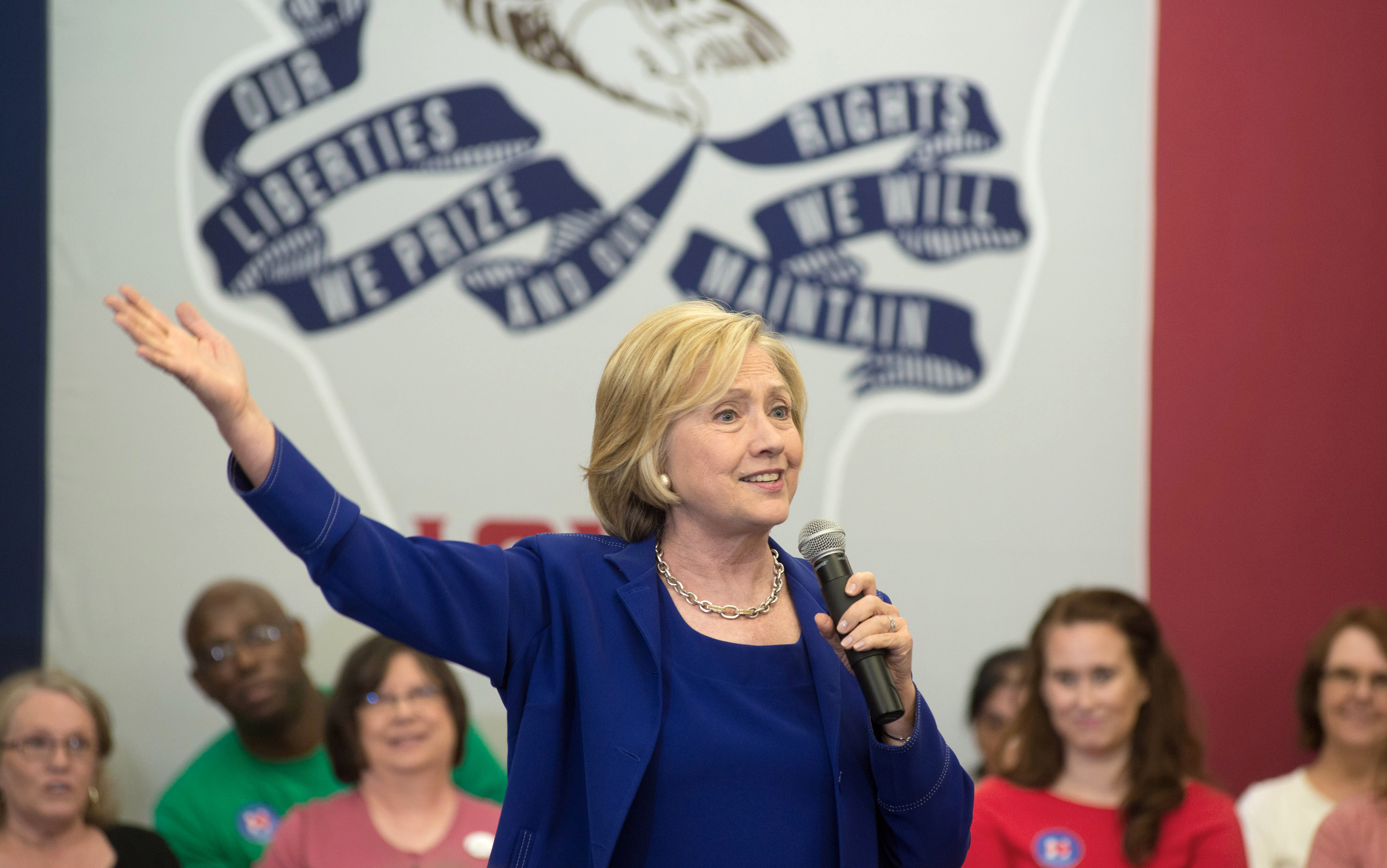 Democratic Presidential Candidate Hillary Clinton