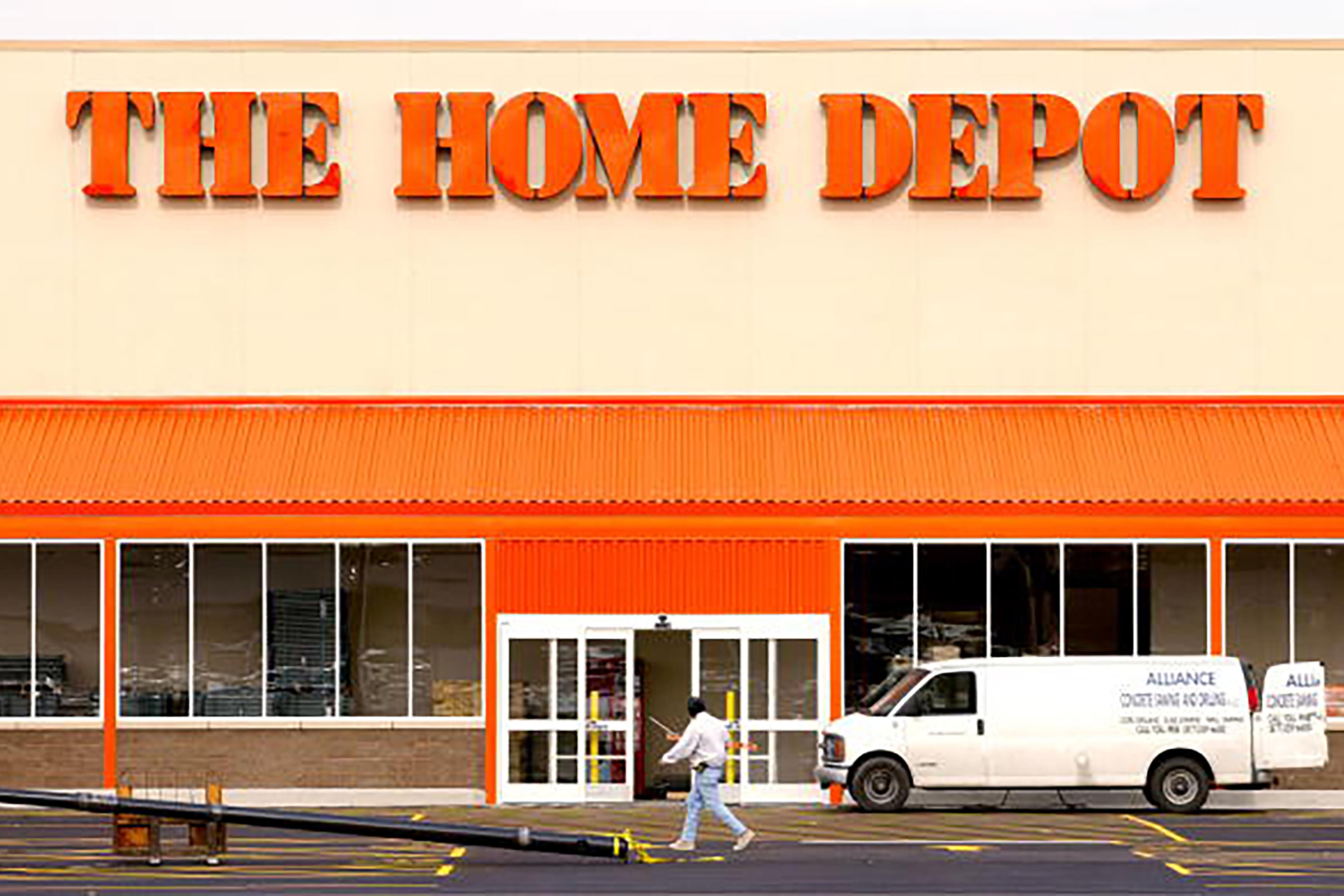 FILE PHOTO Home Depot Posts Fourth Quarter Fall In Sales