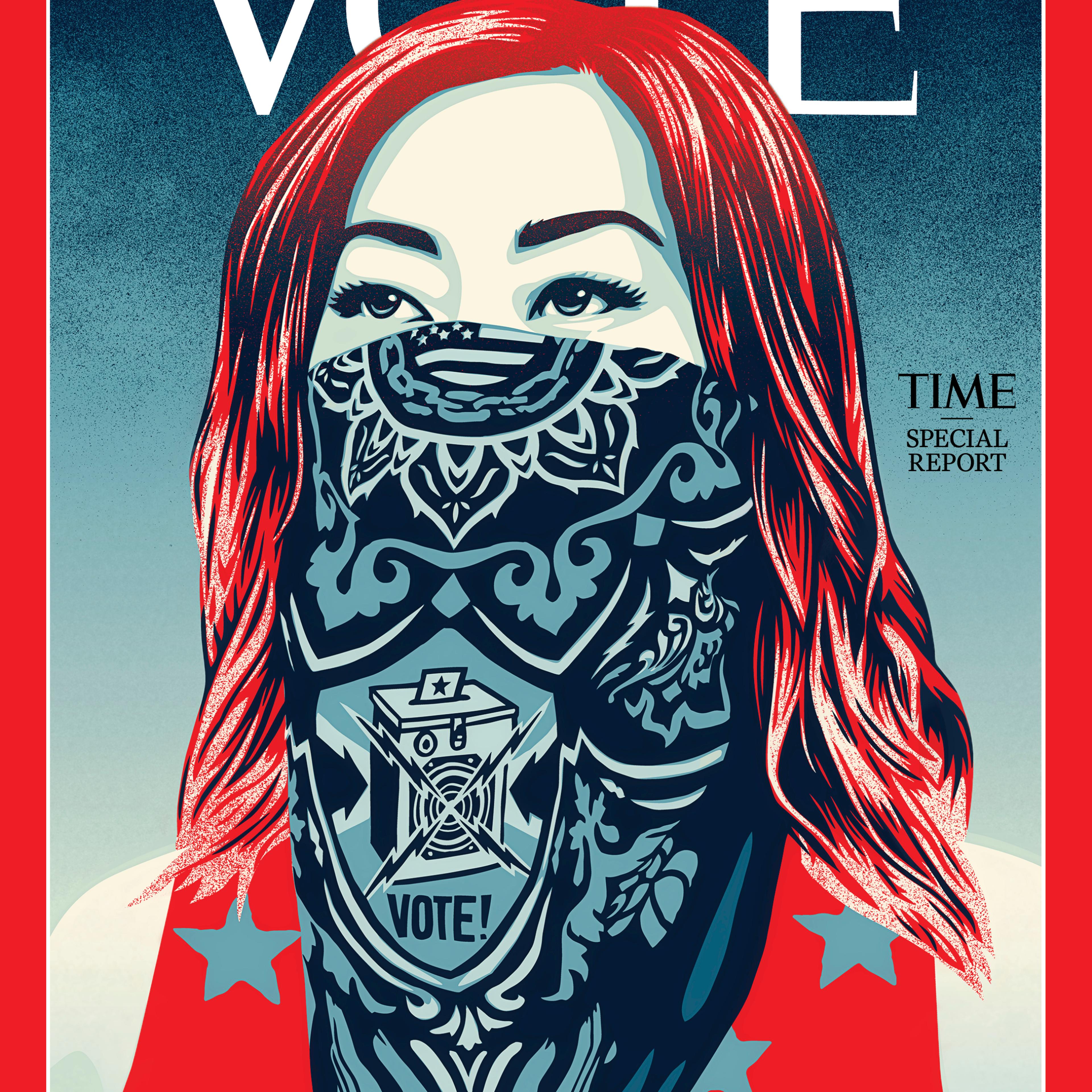 Vote Time Magazine Cover