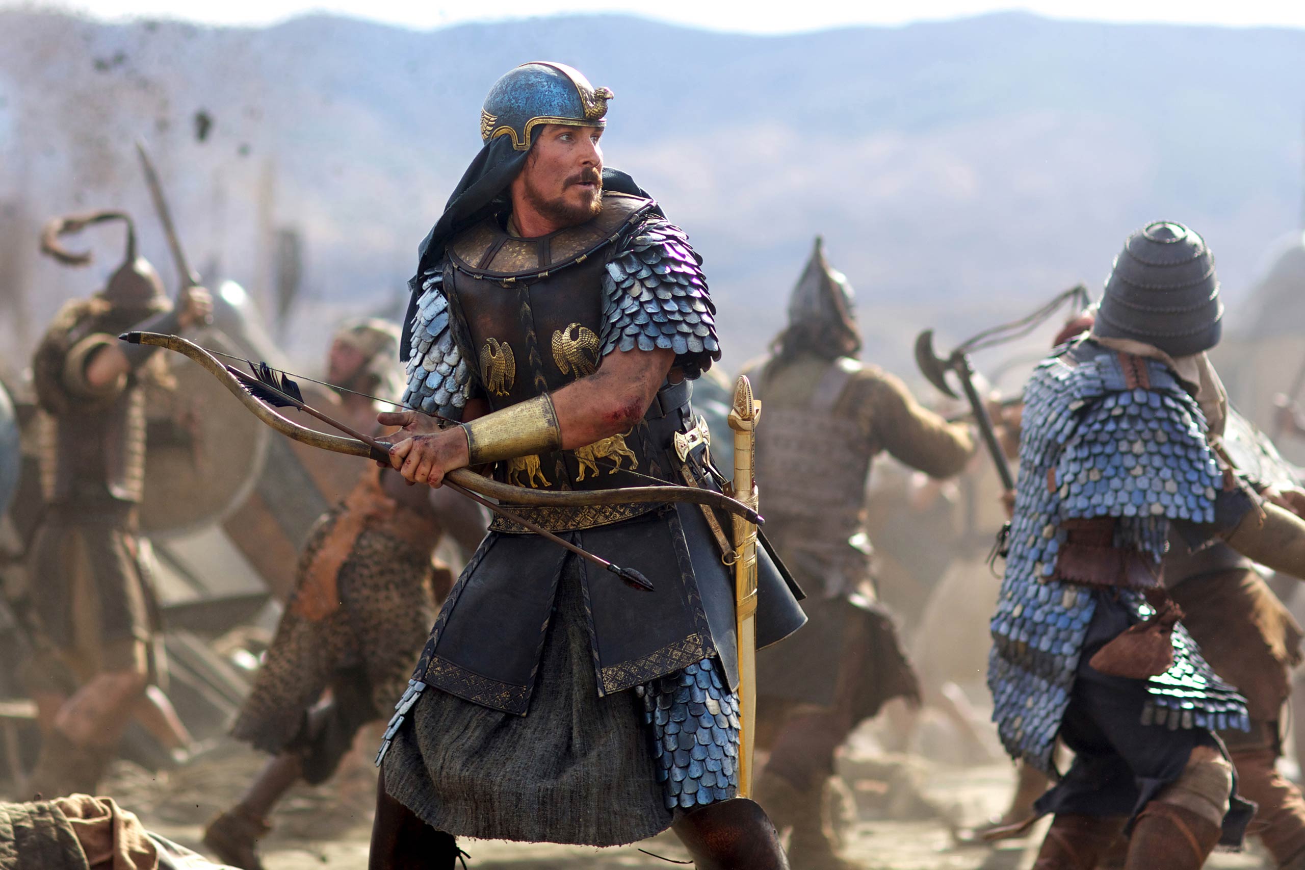 DF-04130_R - Christian Bale stars as Moses in EXODUS: GODS AND KINGS.