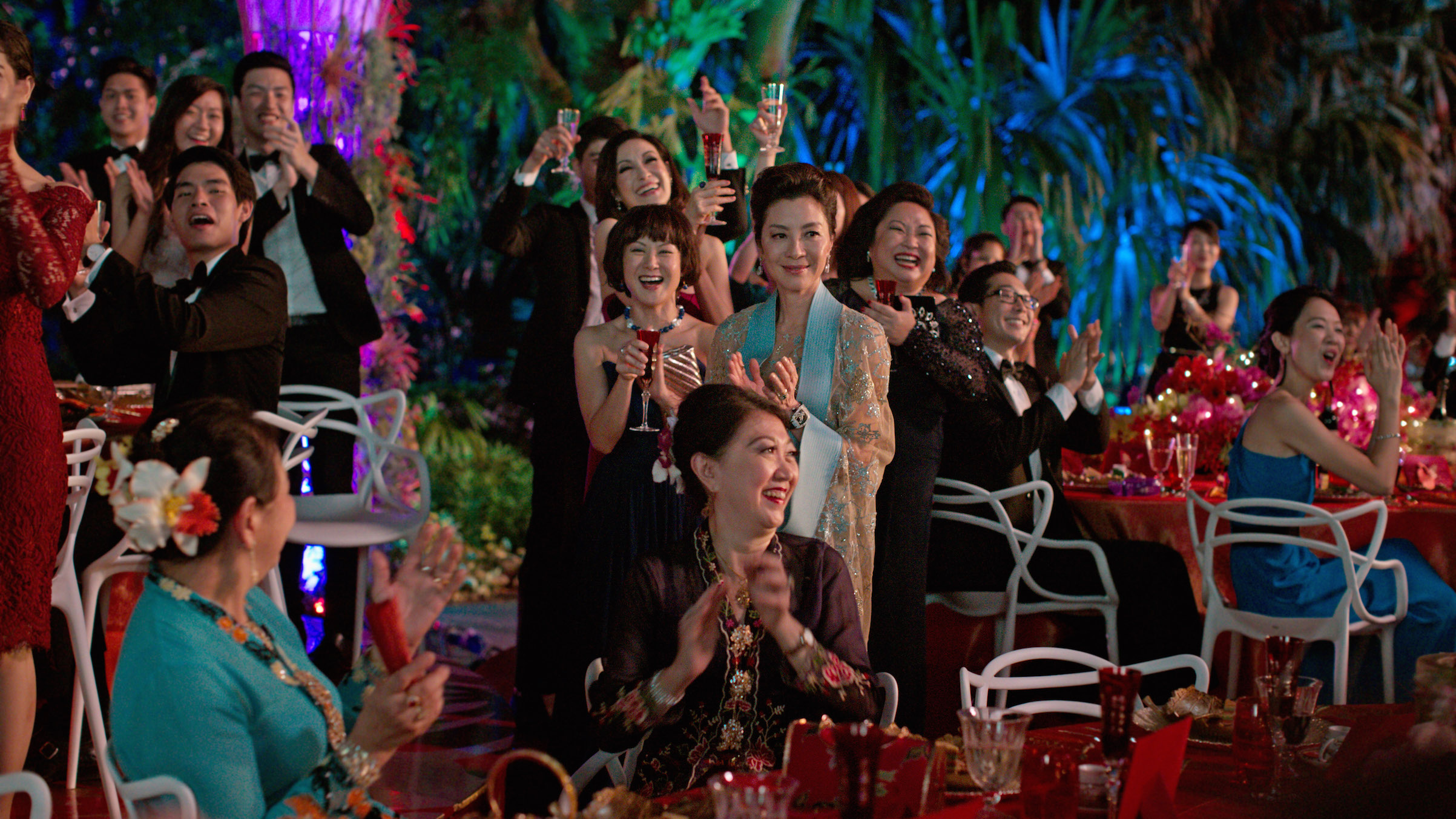 Crazy Rich Asians party scene