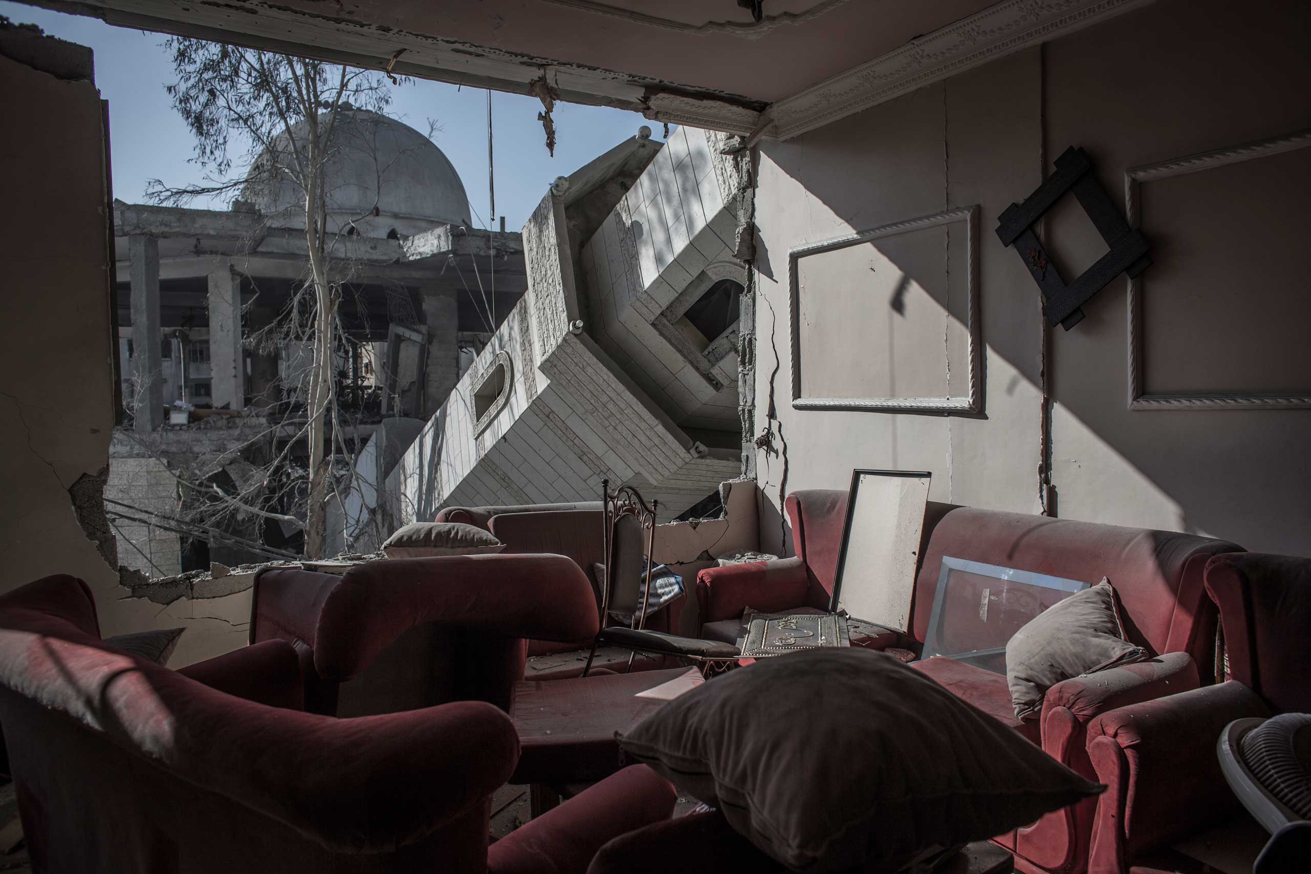 Israeli airstrikes in Gaza City