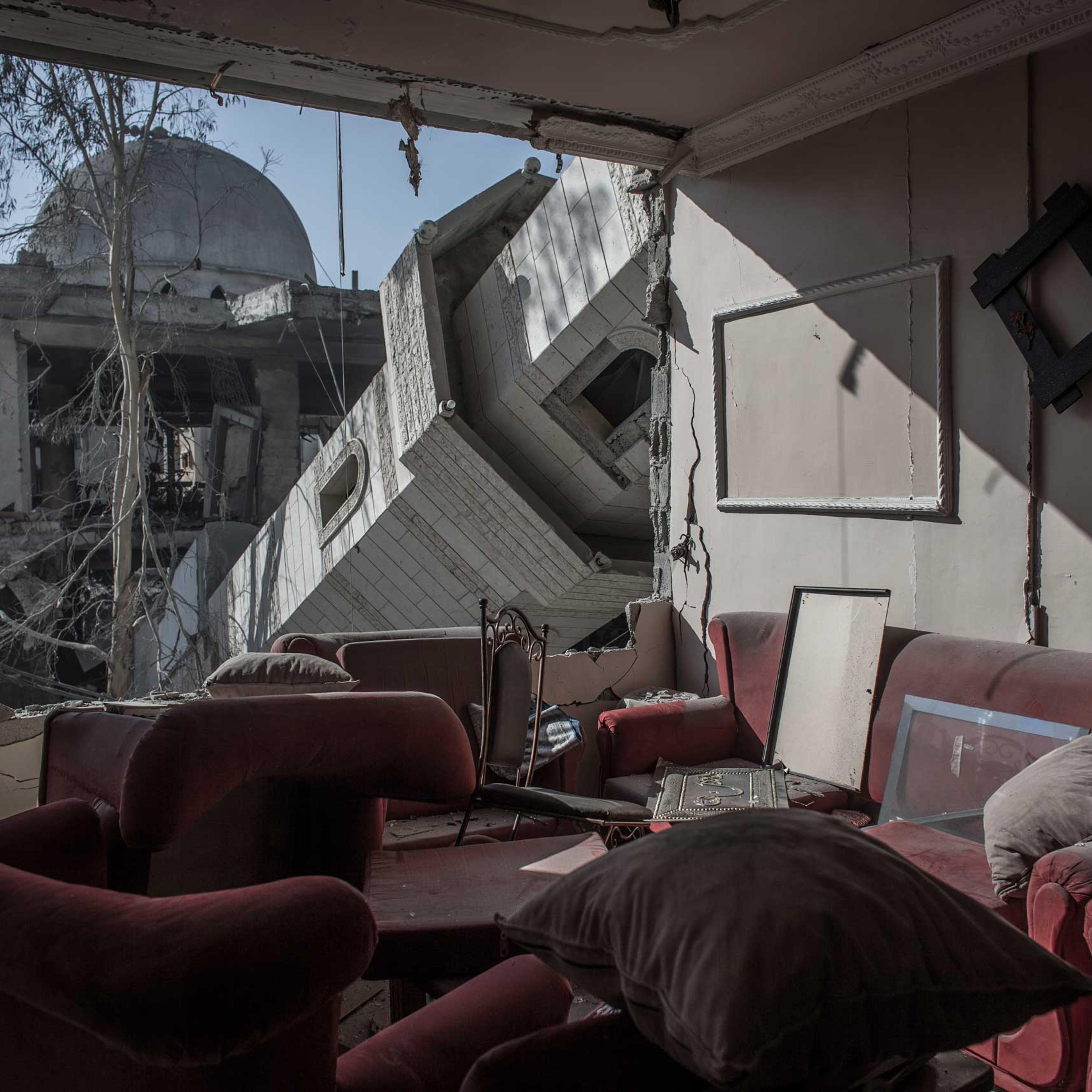 Israeli airstrikes in Gaza City