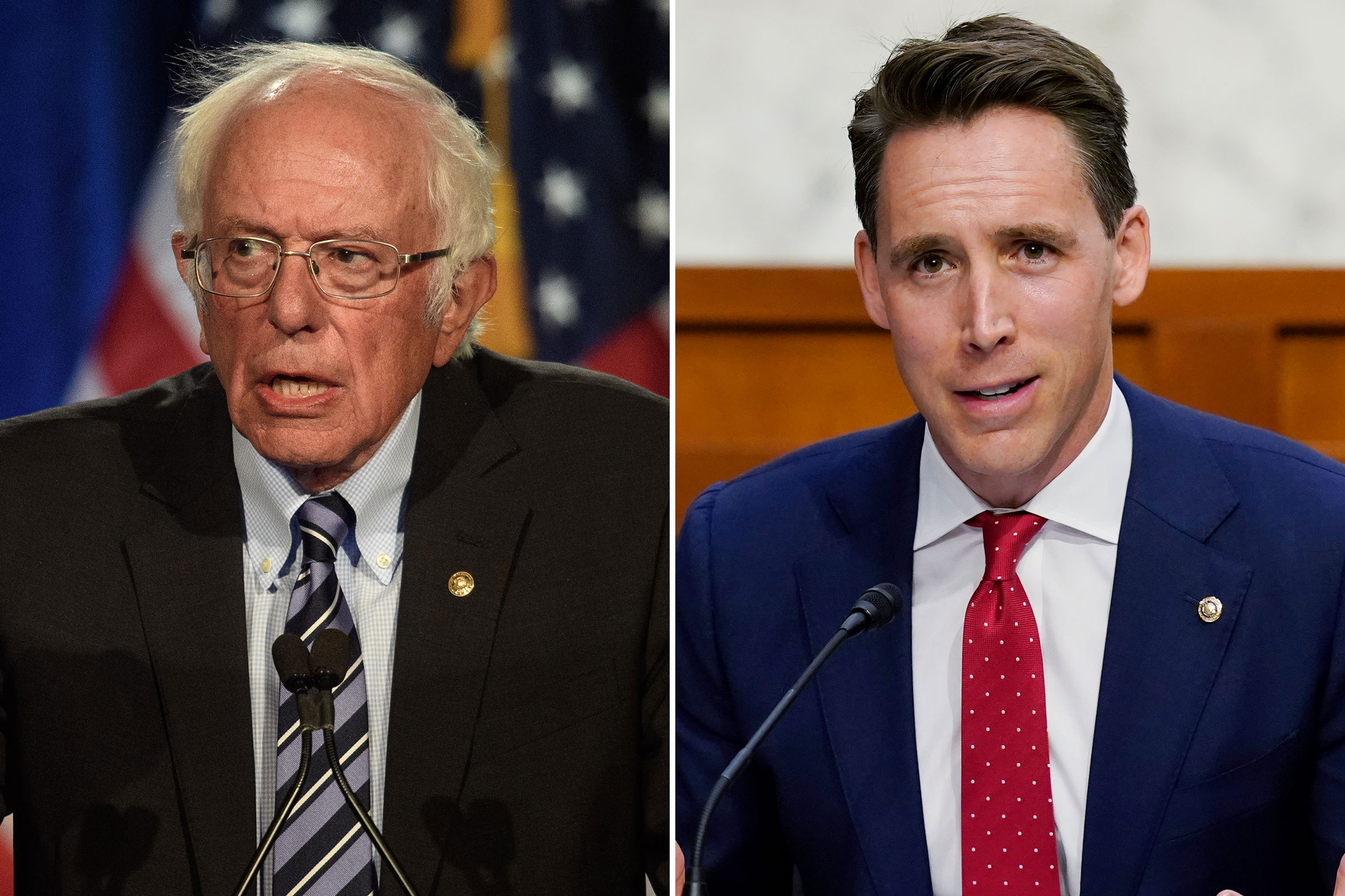 Sen. Bernie Sanders; Sen. Josh Hawley