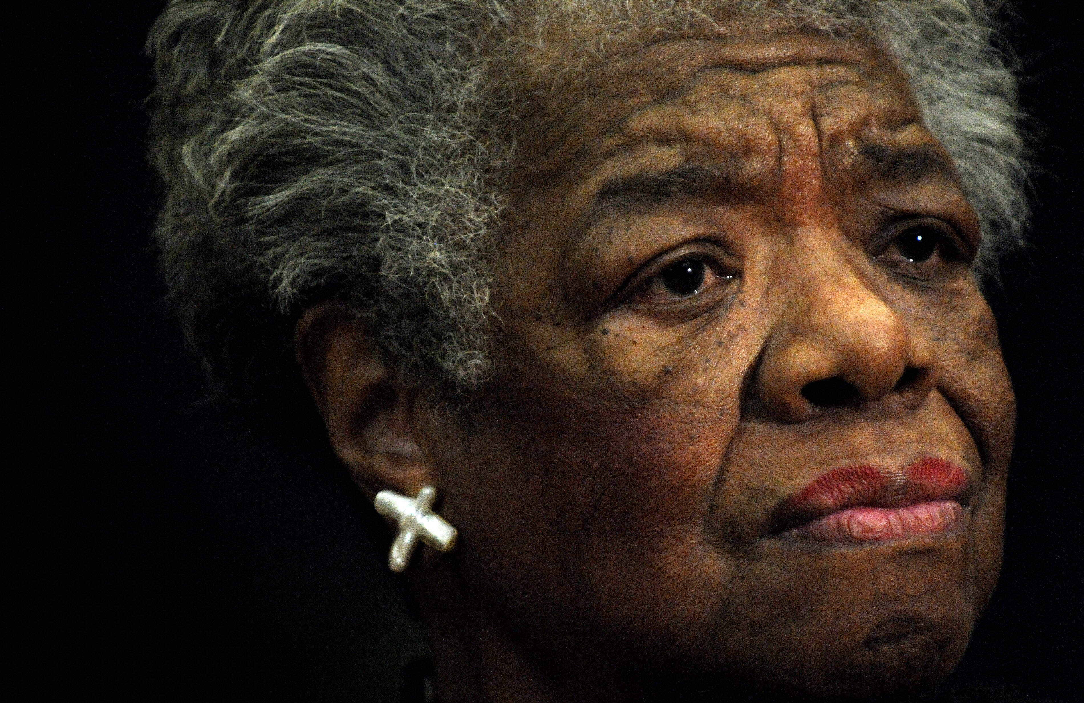 Maya Angelou in 2008.