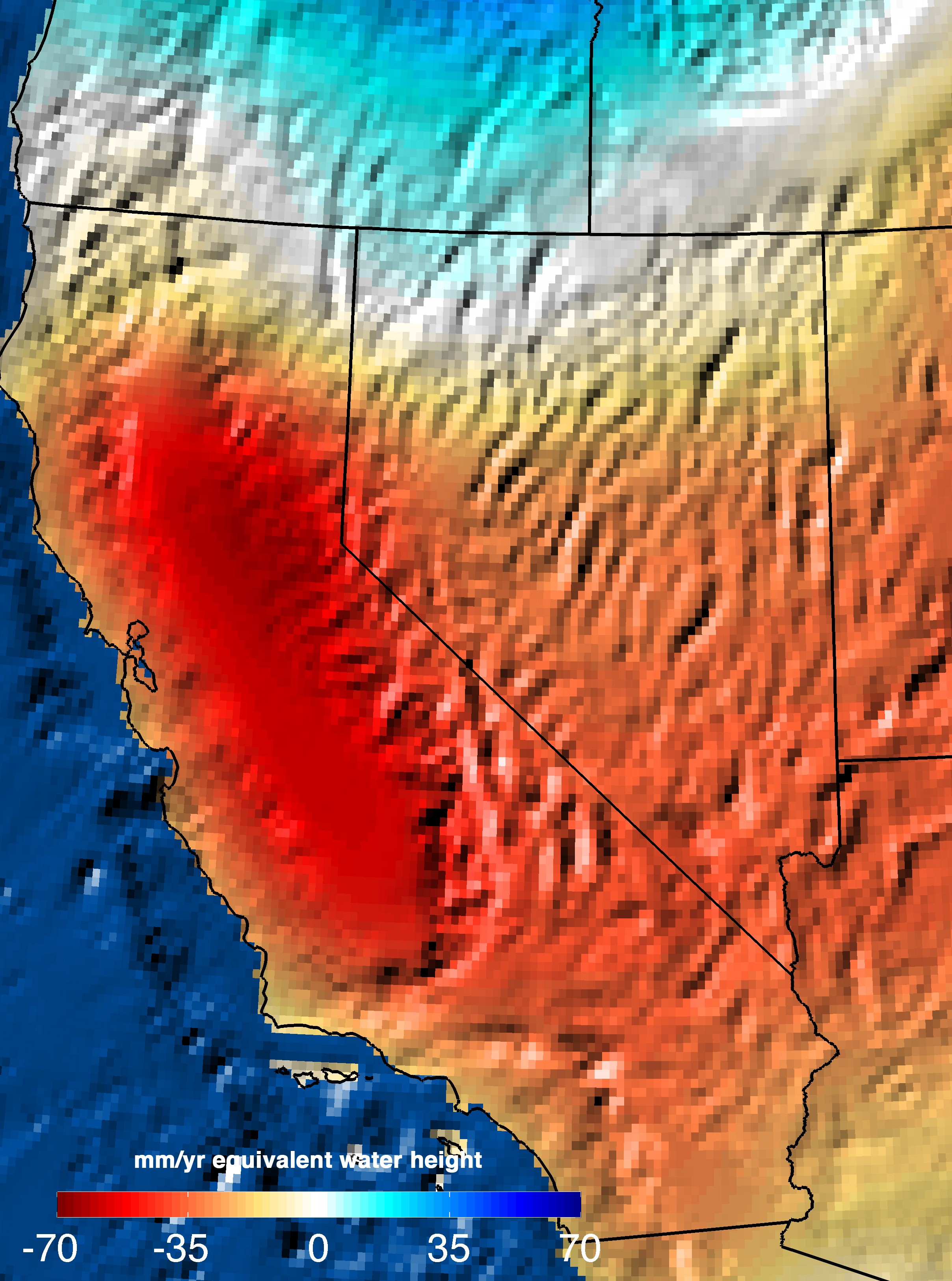 California Drought NASA