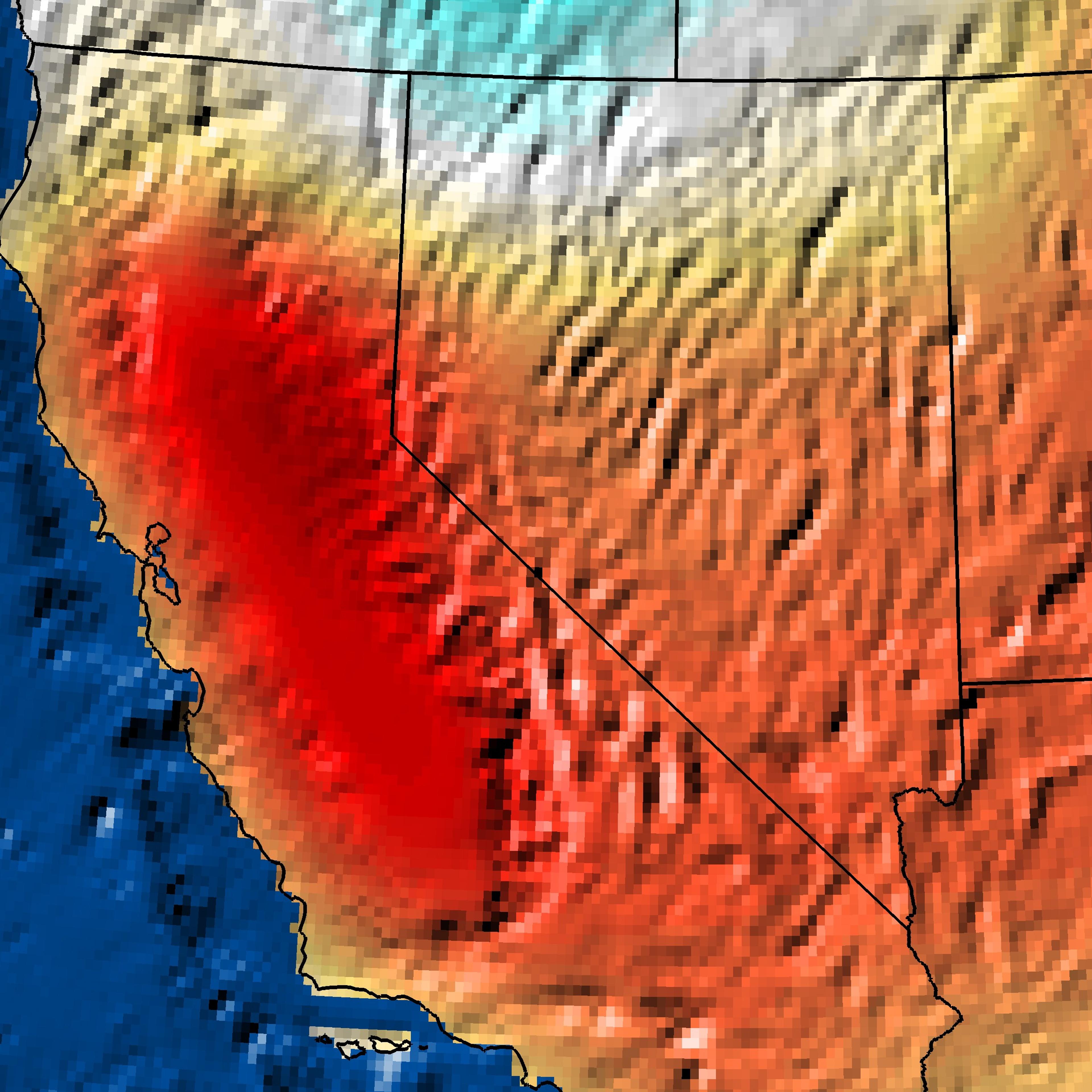 California Drought NASA
