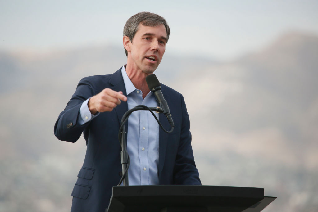Democratic Presidential Candidate Beto O'Rourke Gives Campaign Address In His Hometown Town Of El Paso, Texas