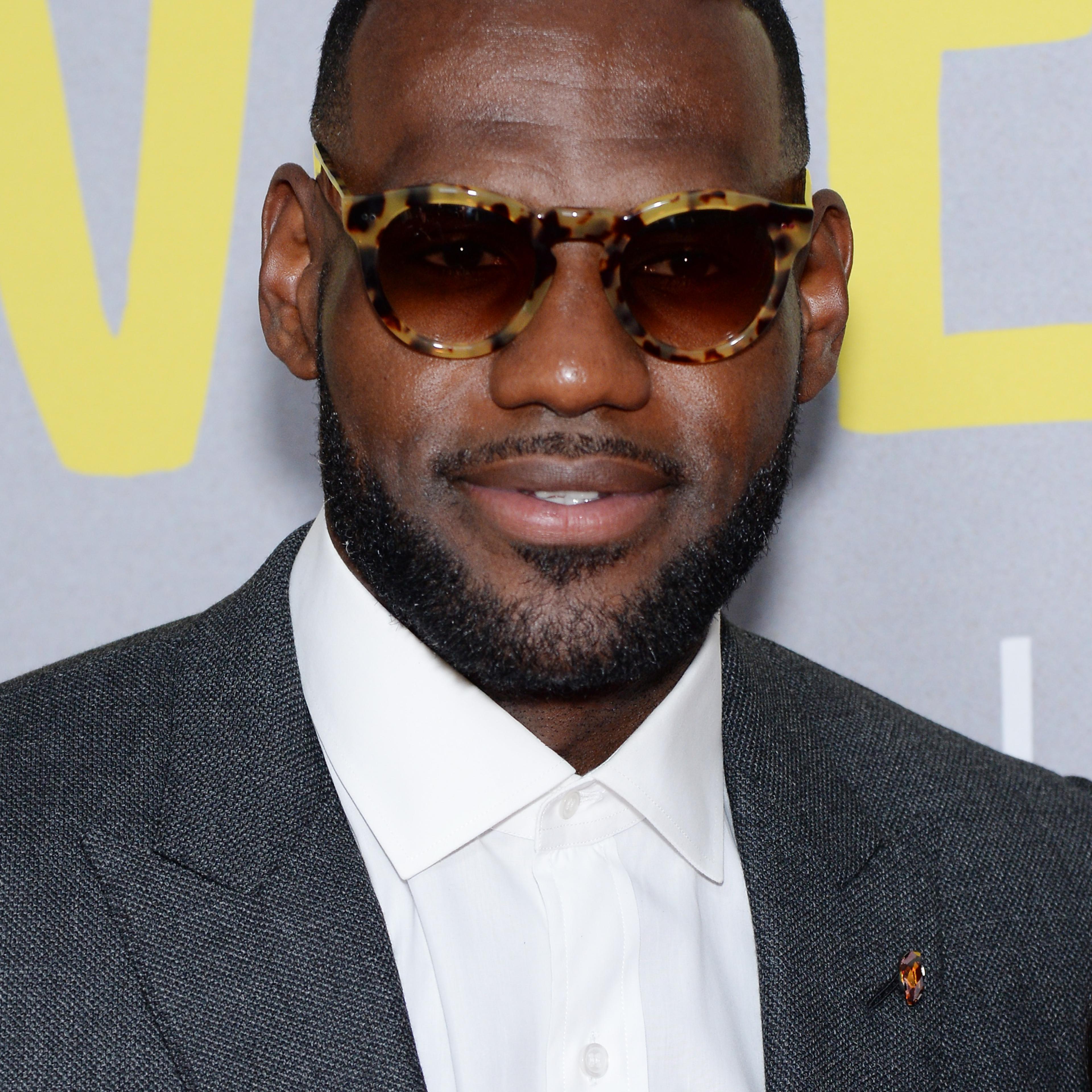 LeBron James attends the 'Trainwreck' premiere on July 14, 2015 in New York City.