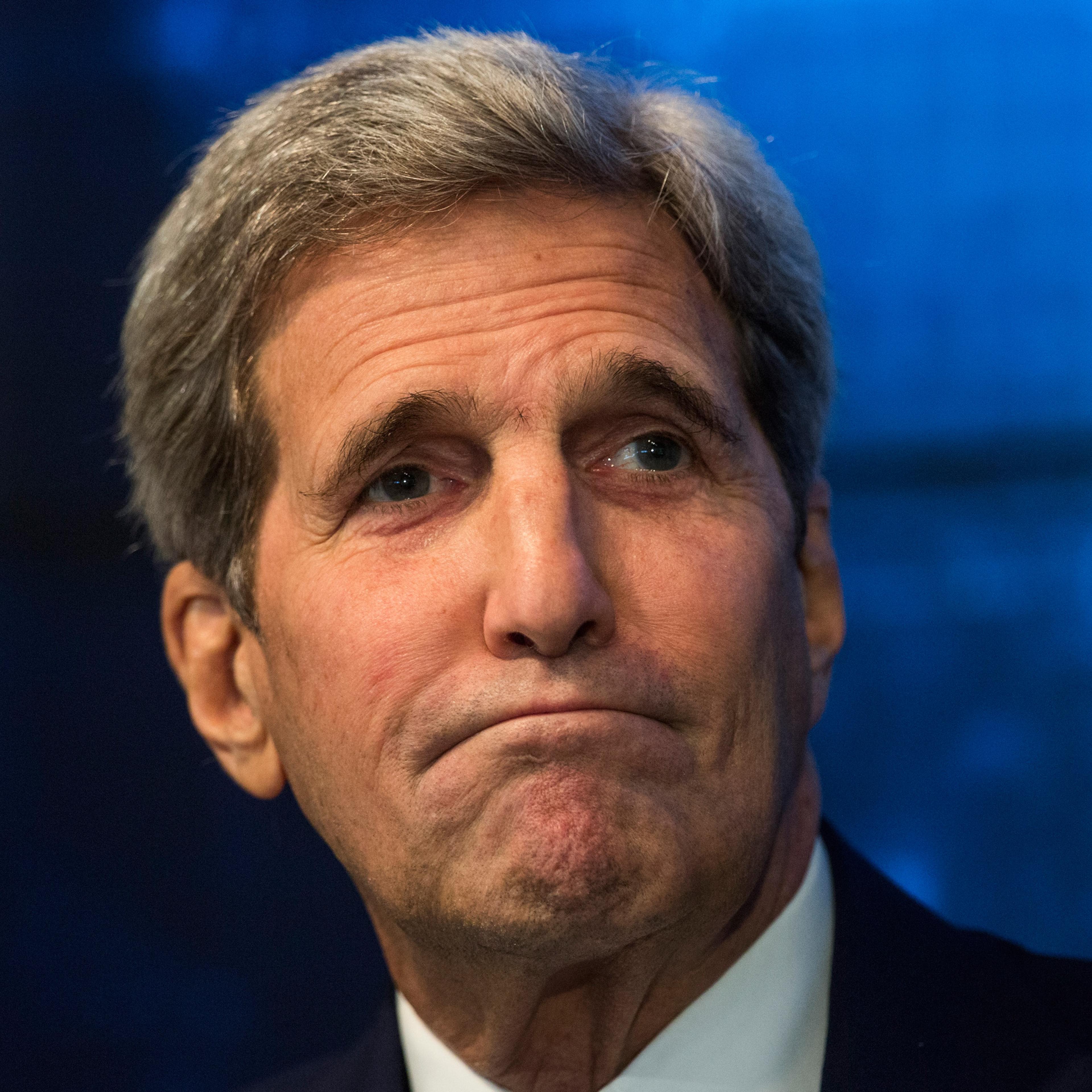 Secretary Of State John Kerry In New York