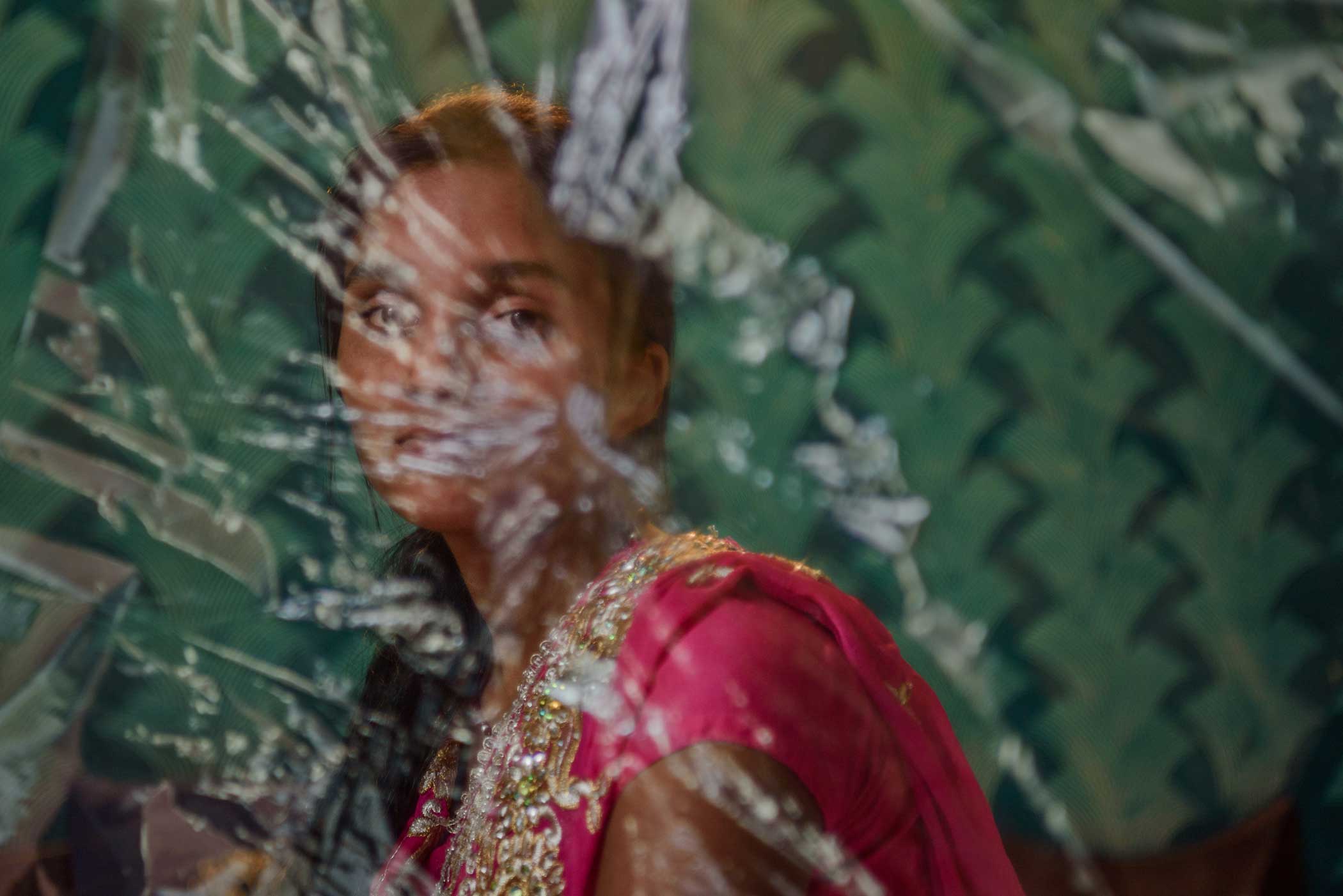 Mansi, 13,  was trafficked by a man from her neighboring village in northern Uttar Pradesh. She was raped by her trafficker behind a railway station in Maharashtra in 2012. The man belongs to the Yadav community and has financial influence. Mansi ran awa